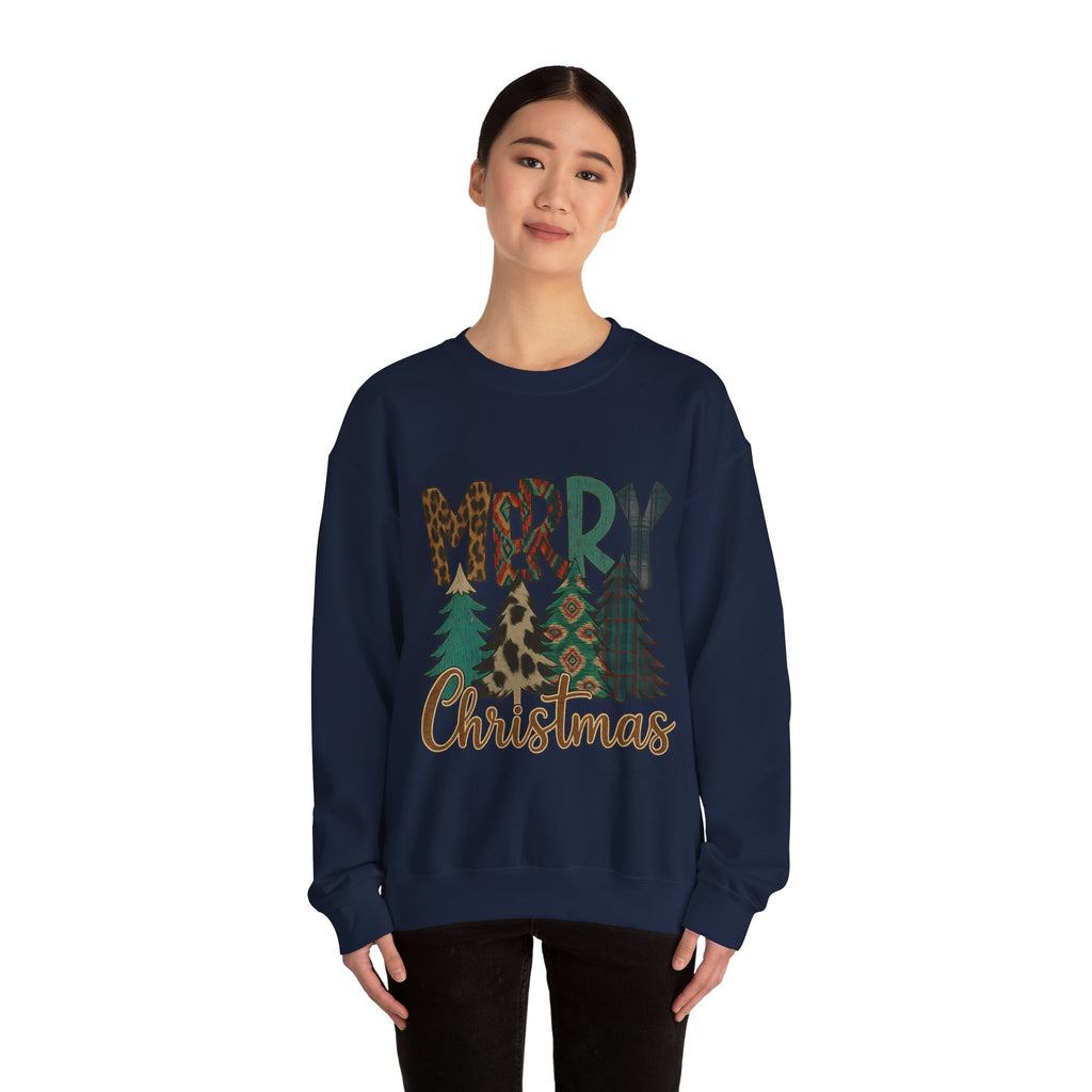 Cozy Christmas Sweatshirt, Unisex Holiday Crewneck, Merry Christmas Apparel, Winter Cozy Wear, Festive Gift Idea