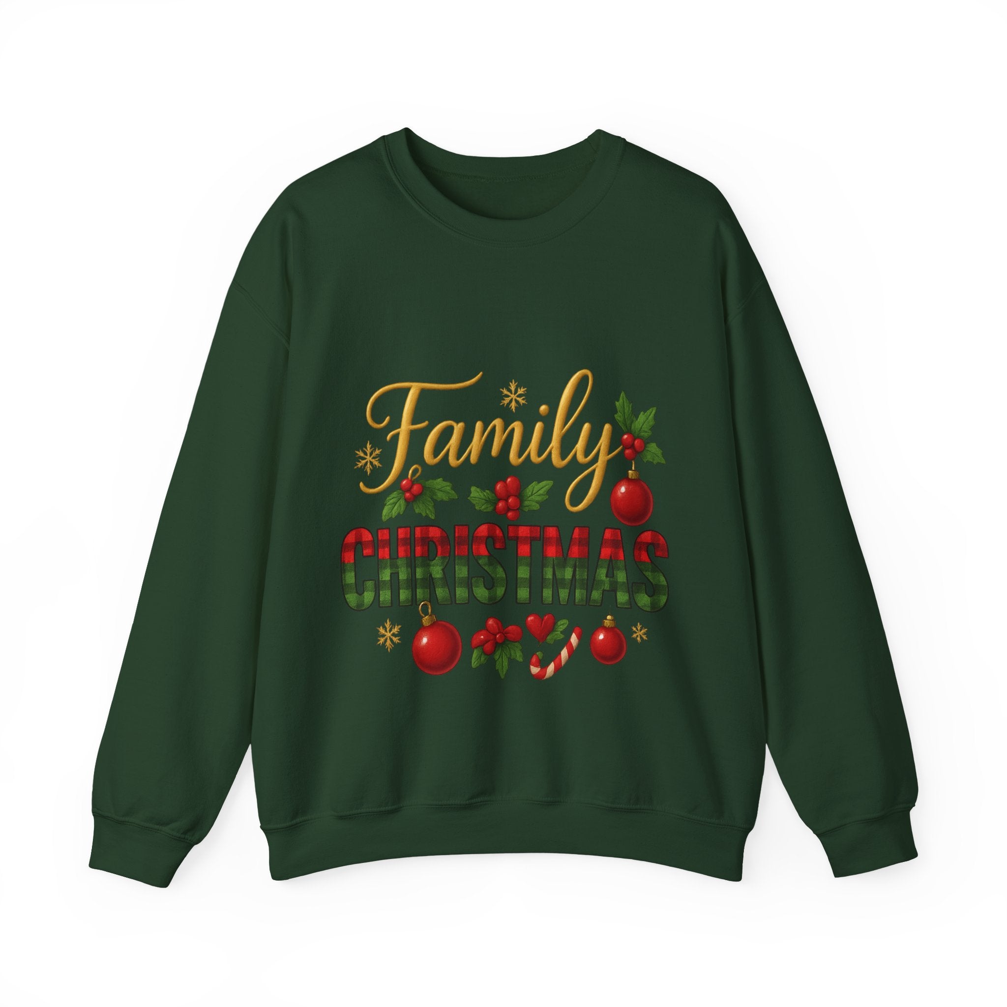 Family Christmas Crewneck Sweatshirt | Cozy Holiday Sweater, Family Gathering Gift, Matching Christmas Outfits, Winter Apparel, [...]