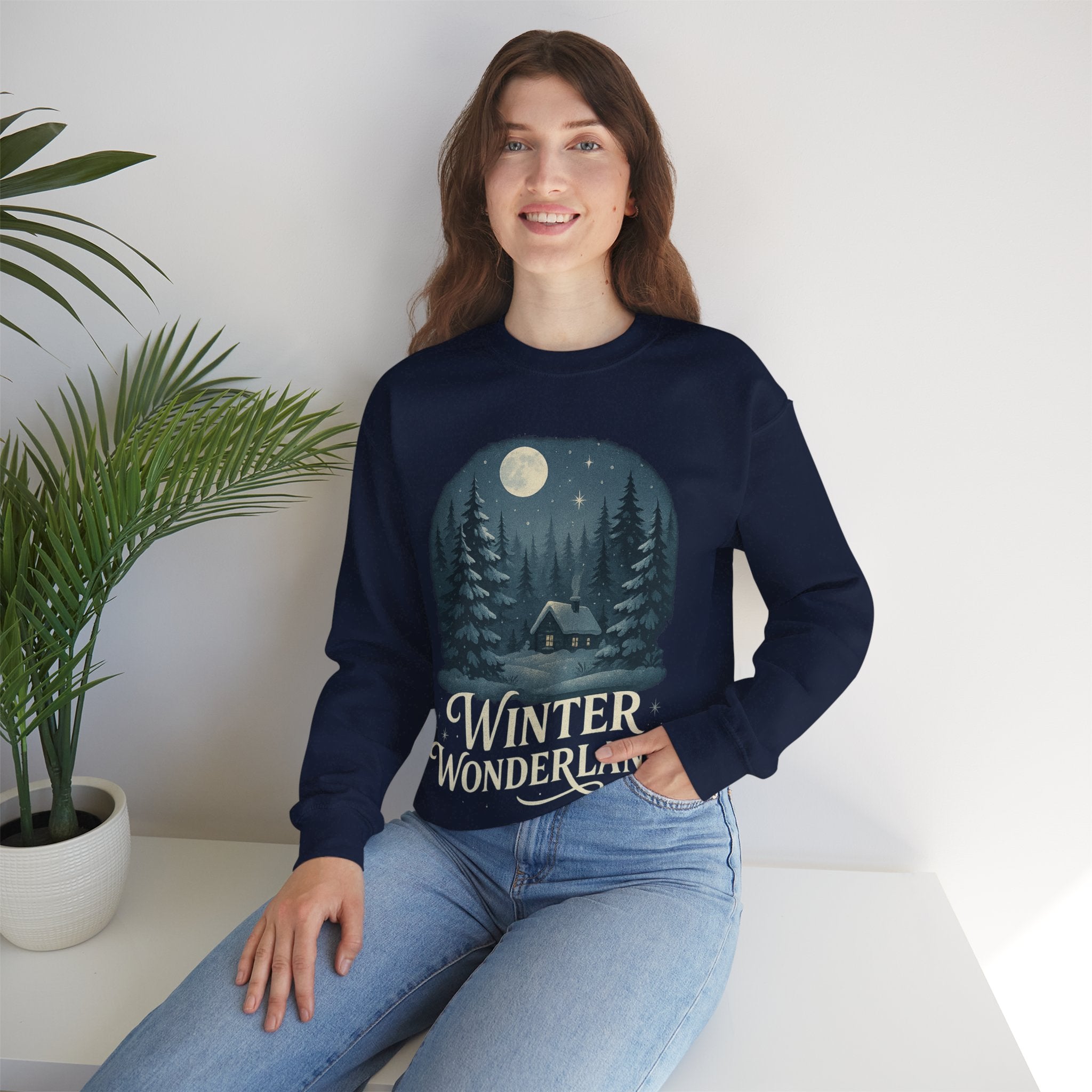 Winter Wonderland Sweatshirt, Cozy Winter Essentials, Holiday Gift, Christmas Sweater, Unisex Warm Crewneck