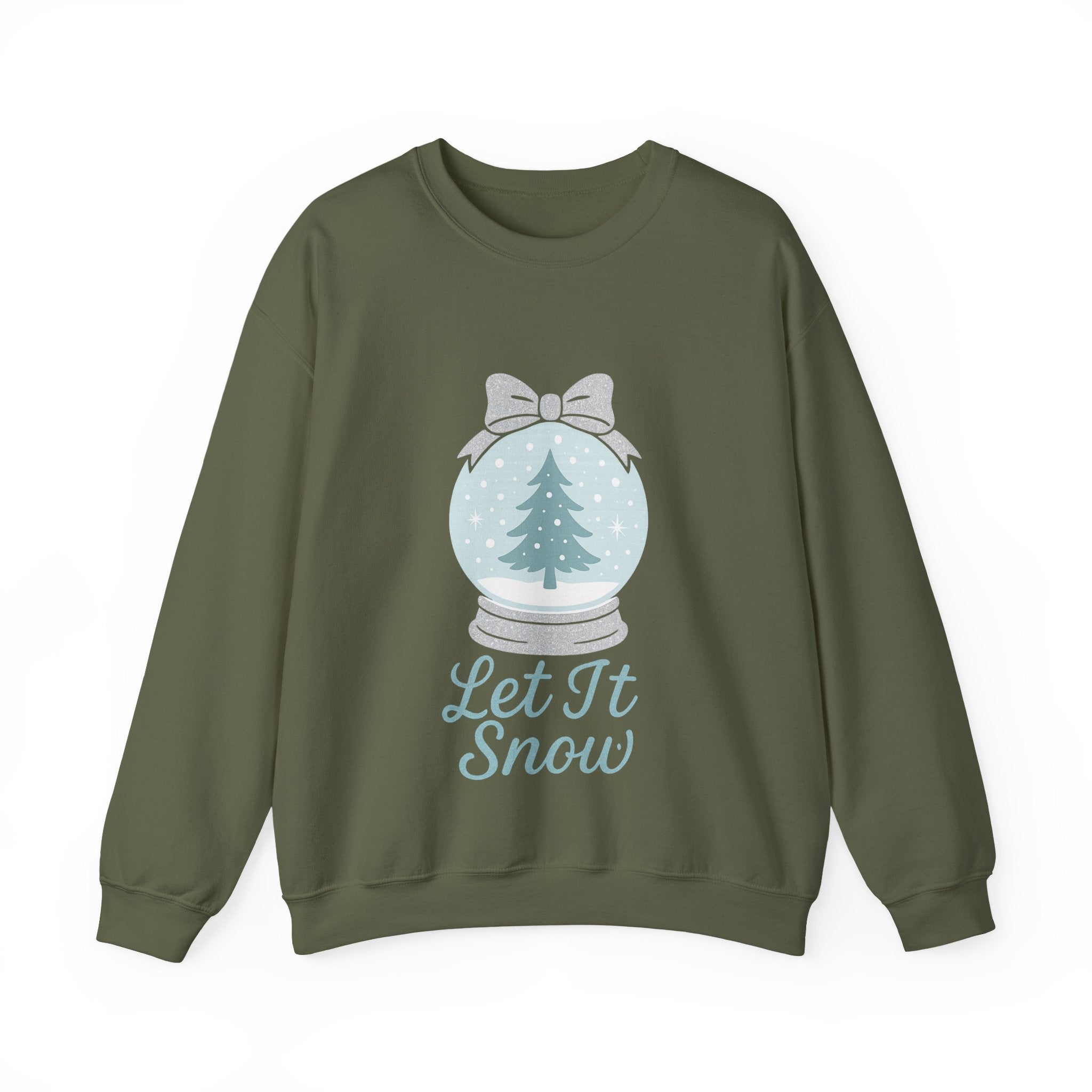 Let It Snow Sweatshirt, Cozy Holiday Crewneck, Unisex Christmas Sweater, Winter Gift, Festive Apparel