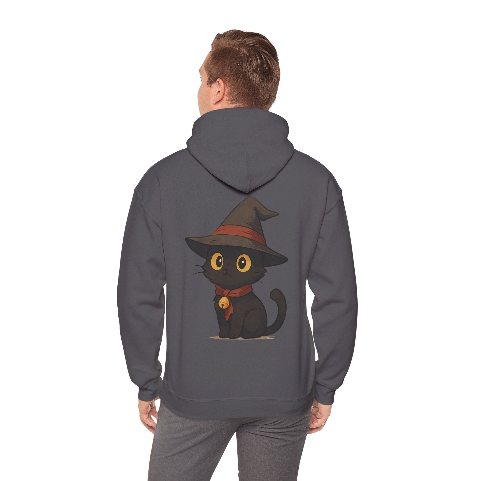 Cozy Cat-Themed Hoodie: Perfect for Halloween, Casual Wear, Cat Lovers, Gift Idea, Unisex Sweatshirt