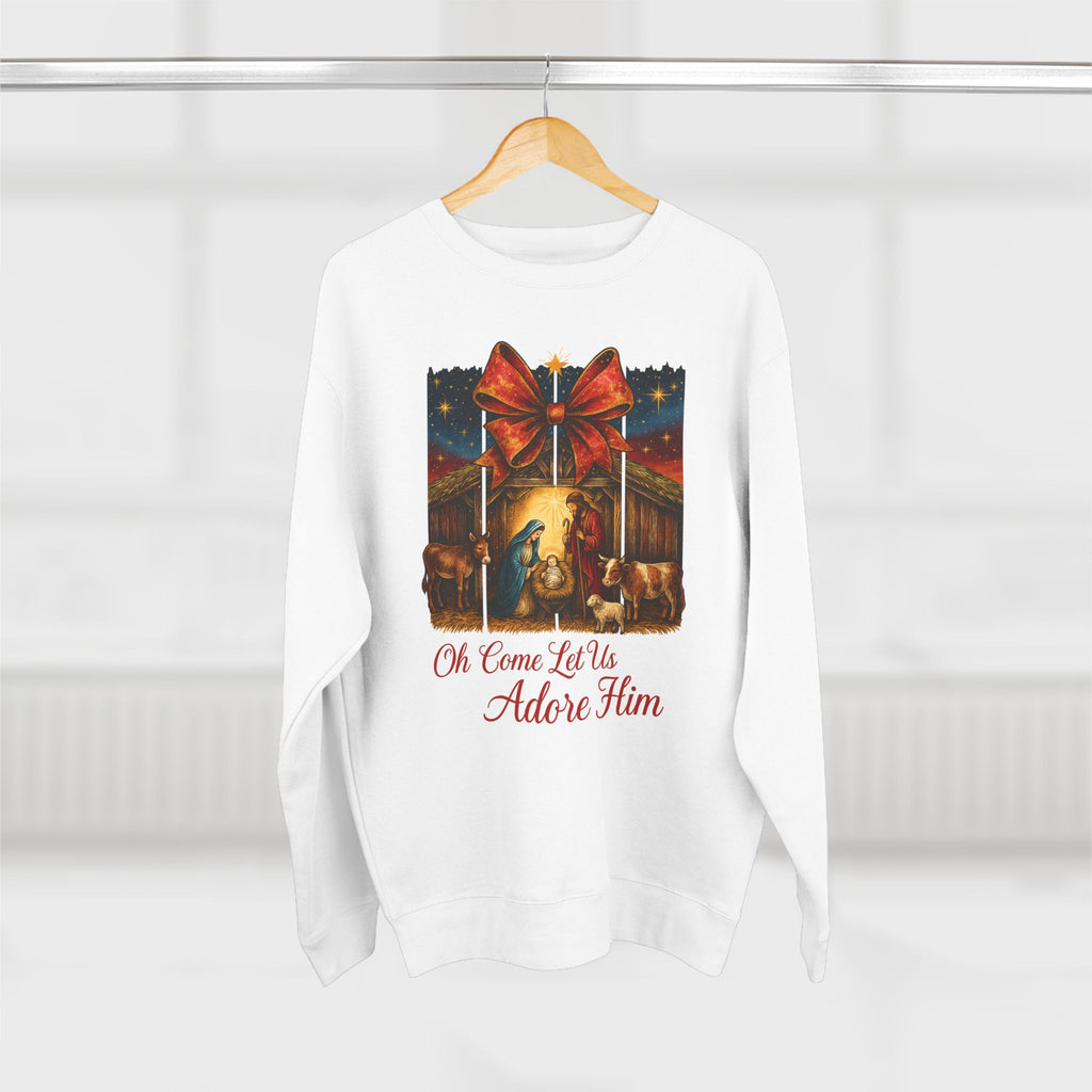 Festive Crewneck Sweatshirt – Cozy Holiday Pullover, Unisex Christmas Sweater, Thoughtful Winter Gift for Family & Friends