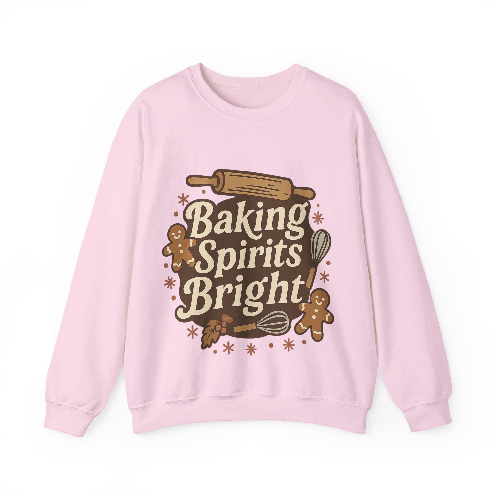 Festive Baking Sweatshirt - Unisex Heavy Blend™, Cozy Crew for the Holidays, Christmas Gift, Baking Enthusiast, Family Gatherings, [...]