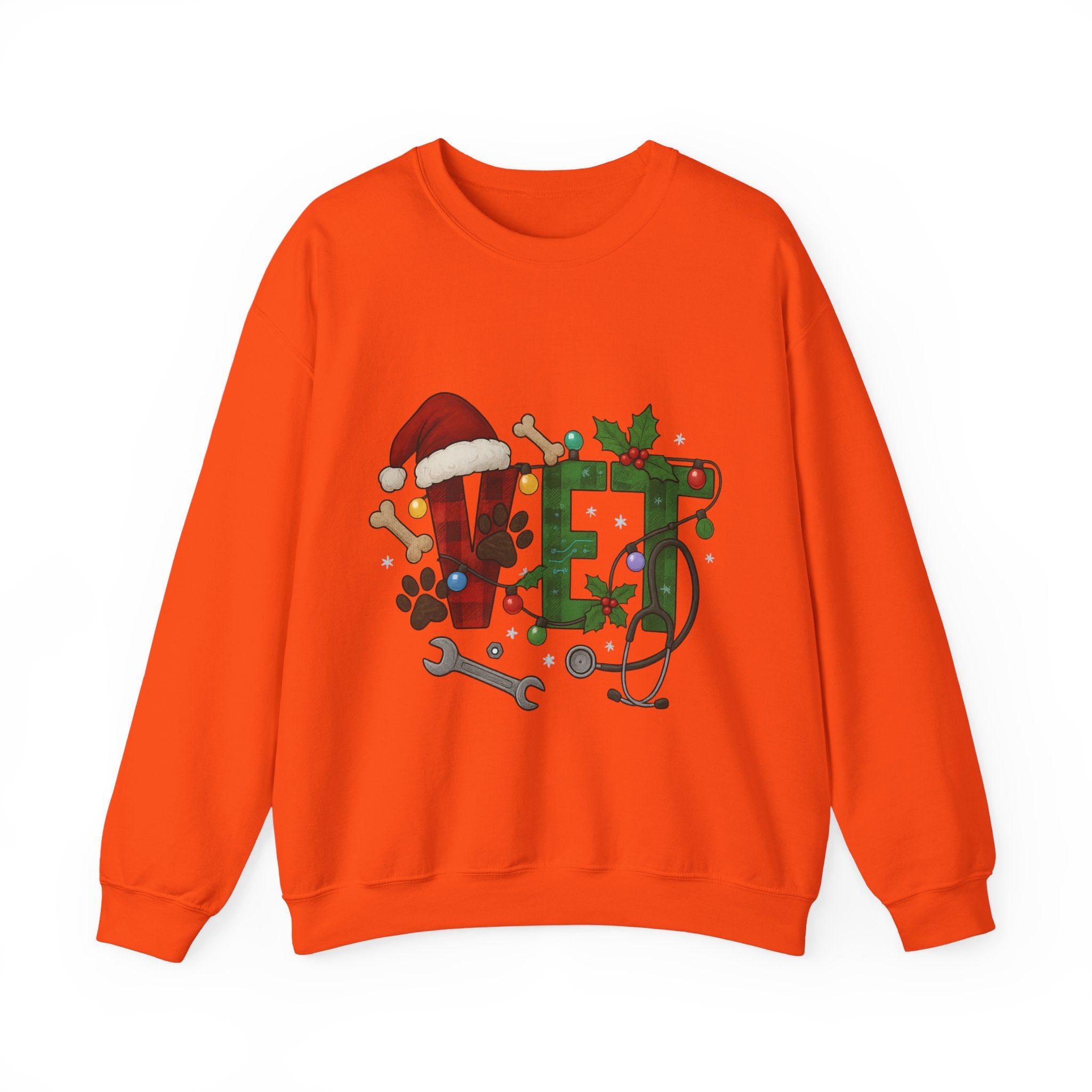 Holiday Vet Sweatshirt - Festive Veterinary Crewneck, Perfect for Animal Lovers, Christmas Gift, Cozy Winter Apparel, Pet Care