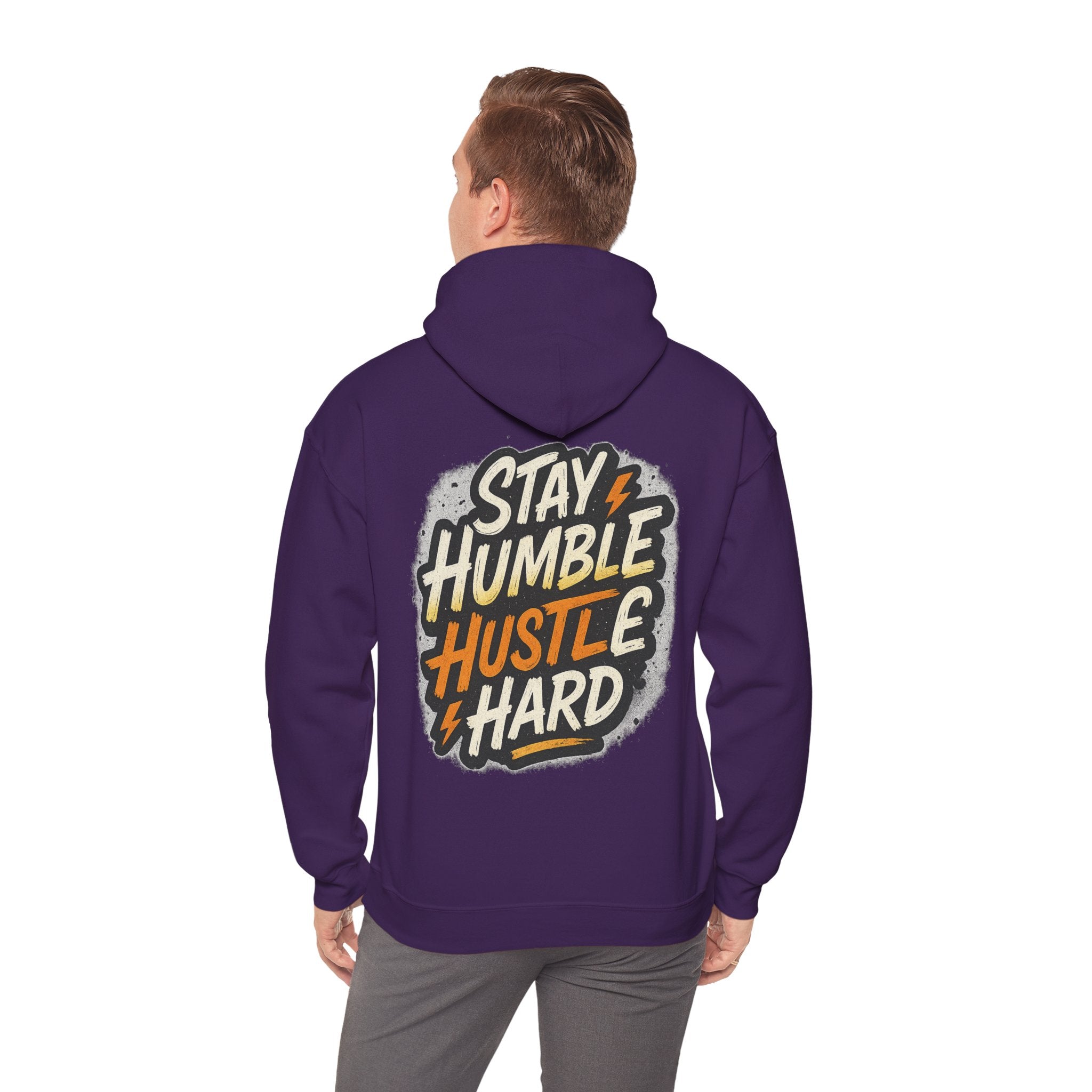 Stay Humble Hustle Hard Hoodie – Inspirational Unisex Sweatshirt, Motivational Apparel, Cozy Hoodie Gift for Students & Go-Getters