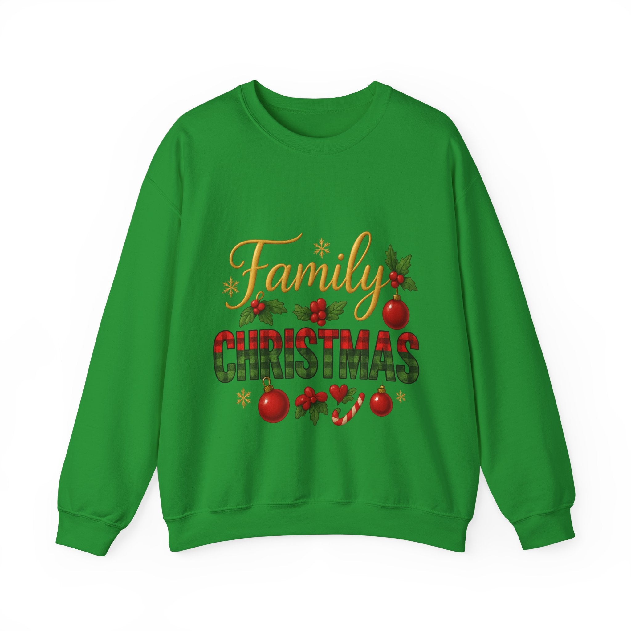 Family Christmas Crewneck Sweatshirt | Cozy Holiday Sweater, Family Gathering Gift, Matching Christmas Outfits, Winter Apparel, [...]