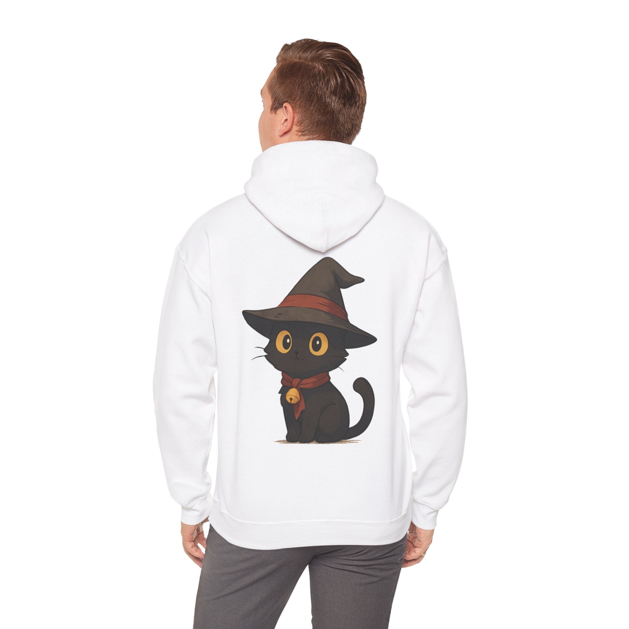 Cozy Cat-Themed Hoodie: Perfect for Halloween, Casual Wear, Cat Lovers, Gift Idea, Unisex Sweatshirt
