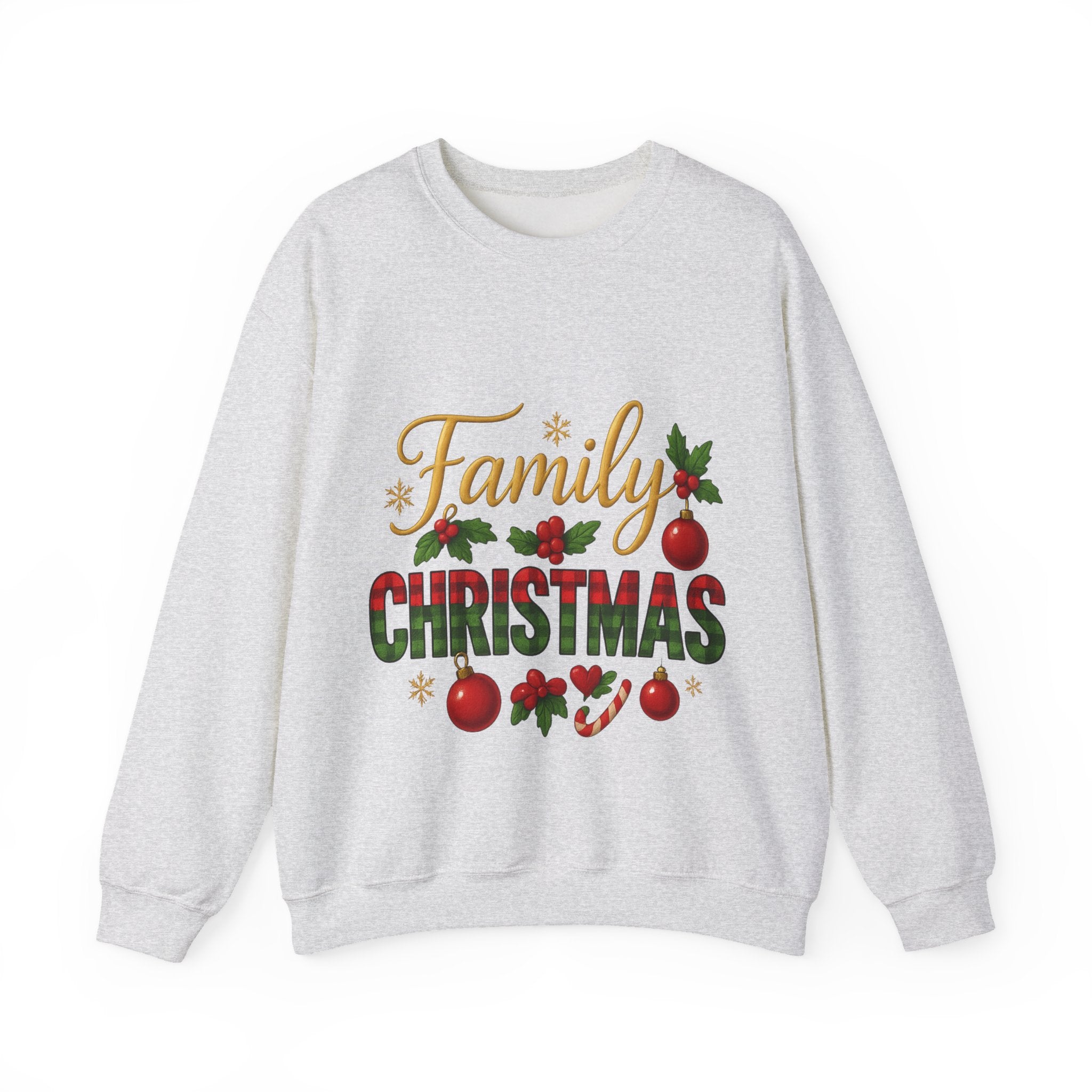 Family Christmas Crewneck Sweatshirt | Cozy Holiday Sweater, Family Gathering Gift, Matching Christmas Outfits, Winter Apparel, [...]