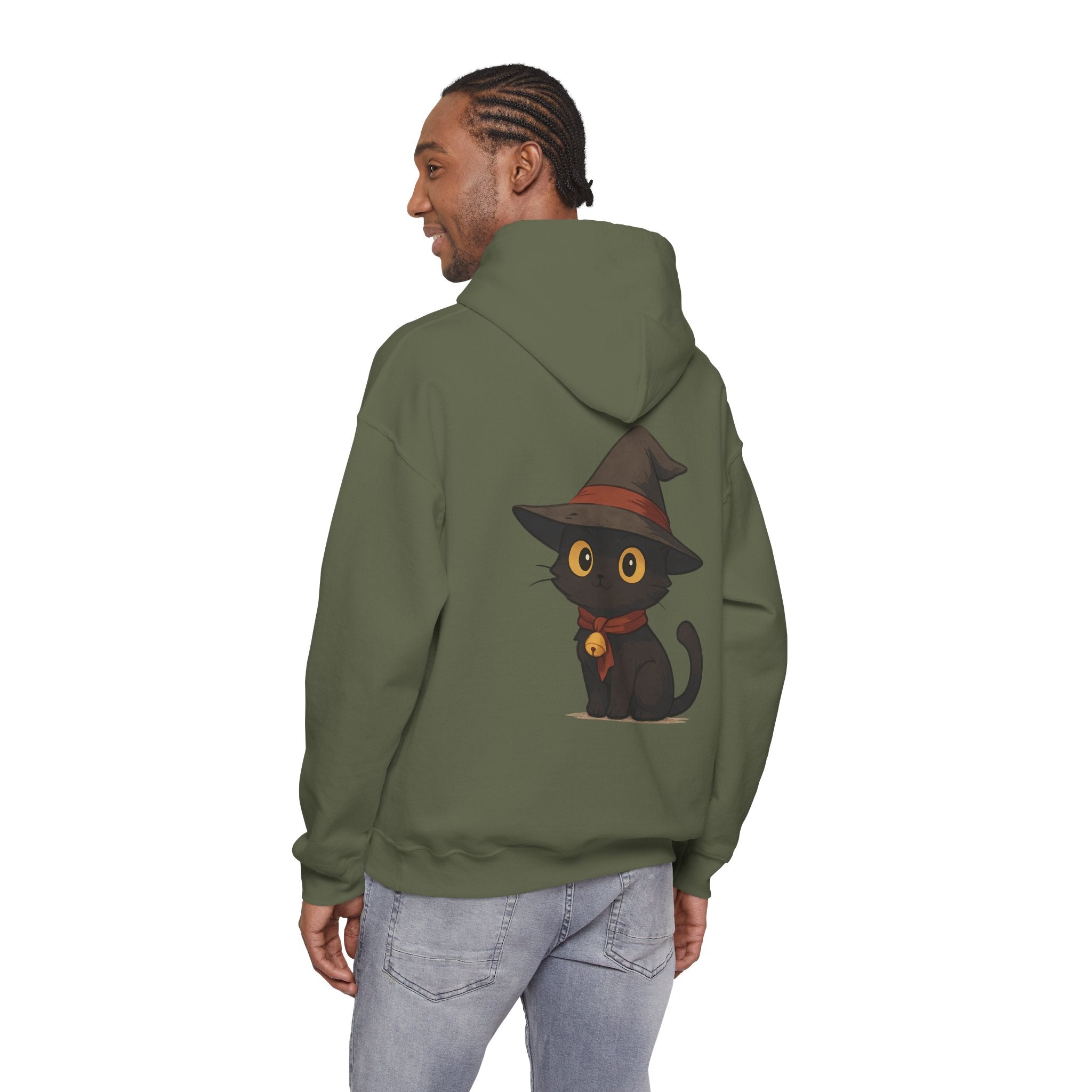 Cozy Cat-Themed Hoodie: Perfect for Halloween, Casual Wear, Cat Lovers, Gift Idea, Unisex Sweatshirt