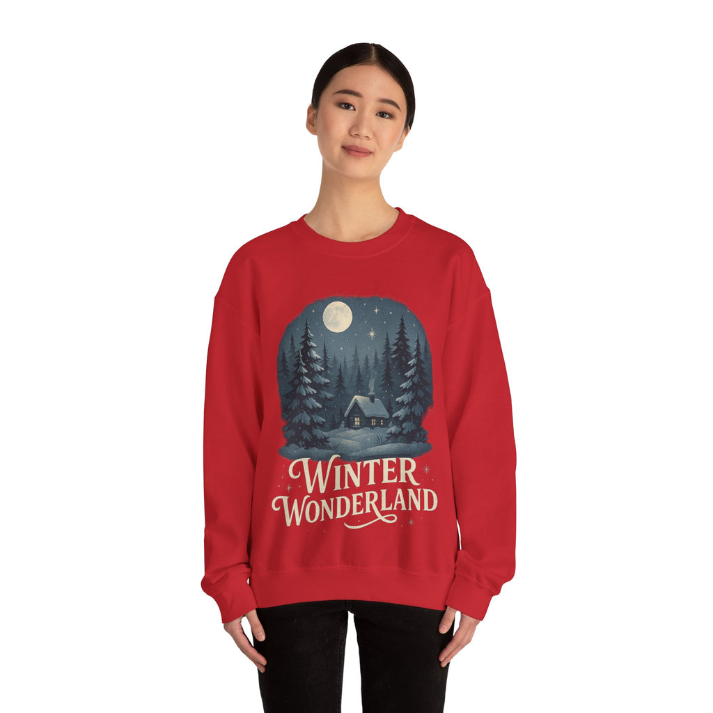 Winter Wonderland Sweatshirt, Cozy Winter Essentials, Holiday Gift, Christmas Sweater, Unisex Warm Crewneck