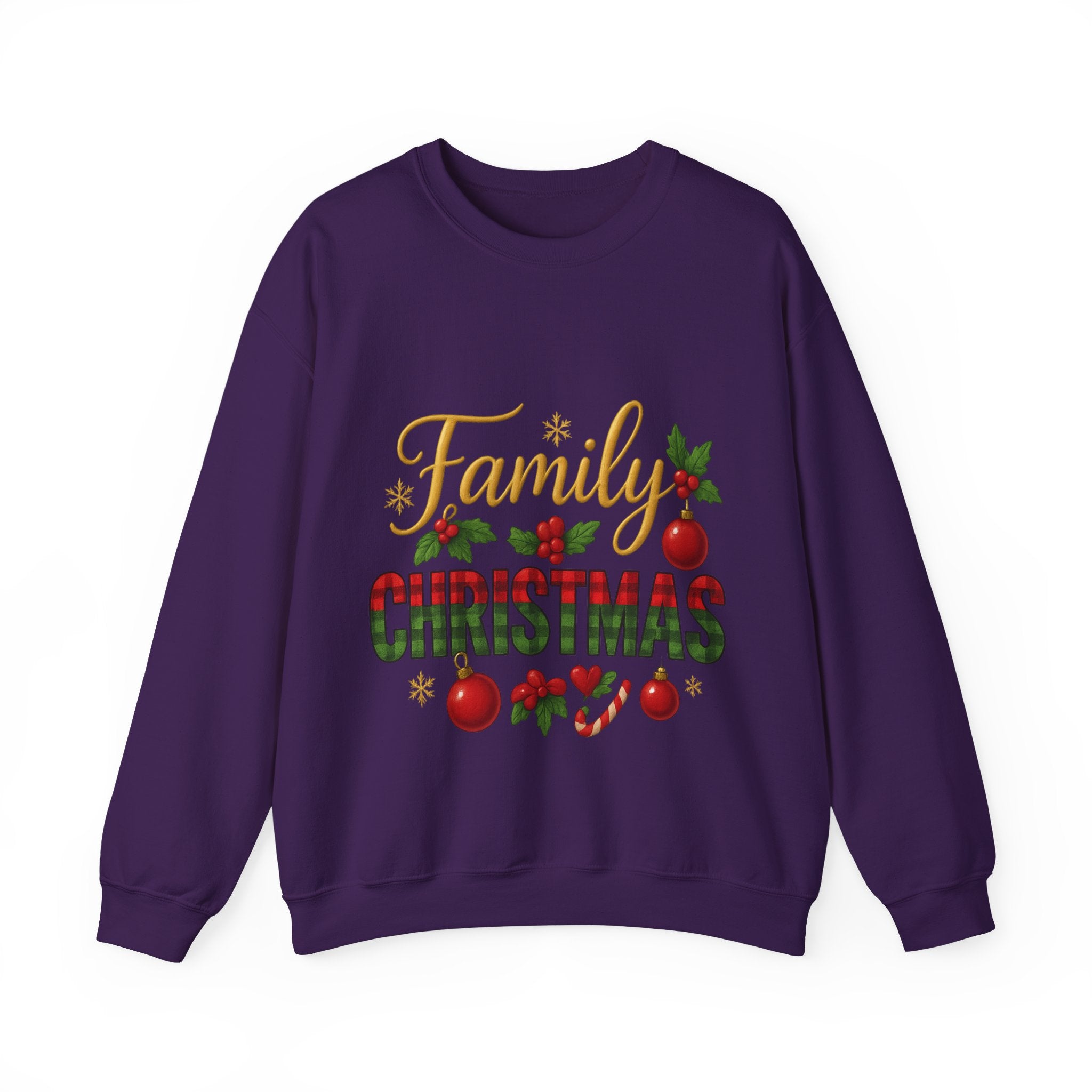 Family Christmas Crewneck Sweatshirt | Cozy Holiday Sweater, Family Gathering Gift, Matching Christmas Outfits, Winter Apparel, [...]