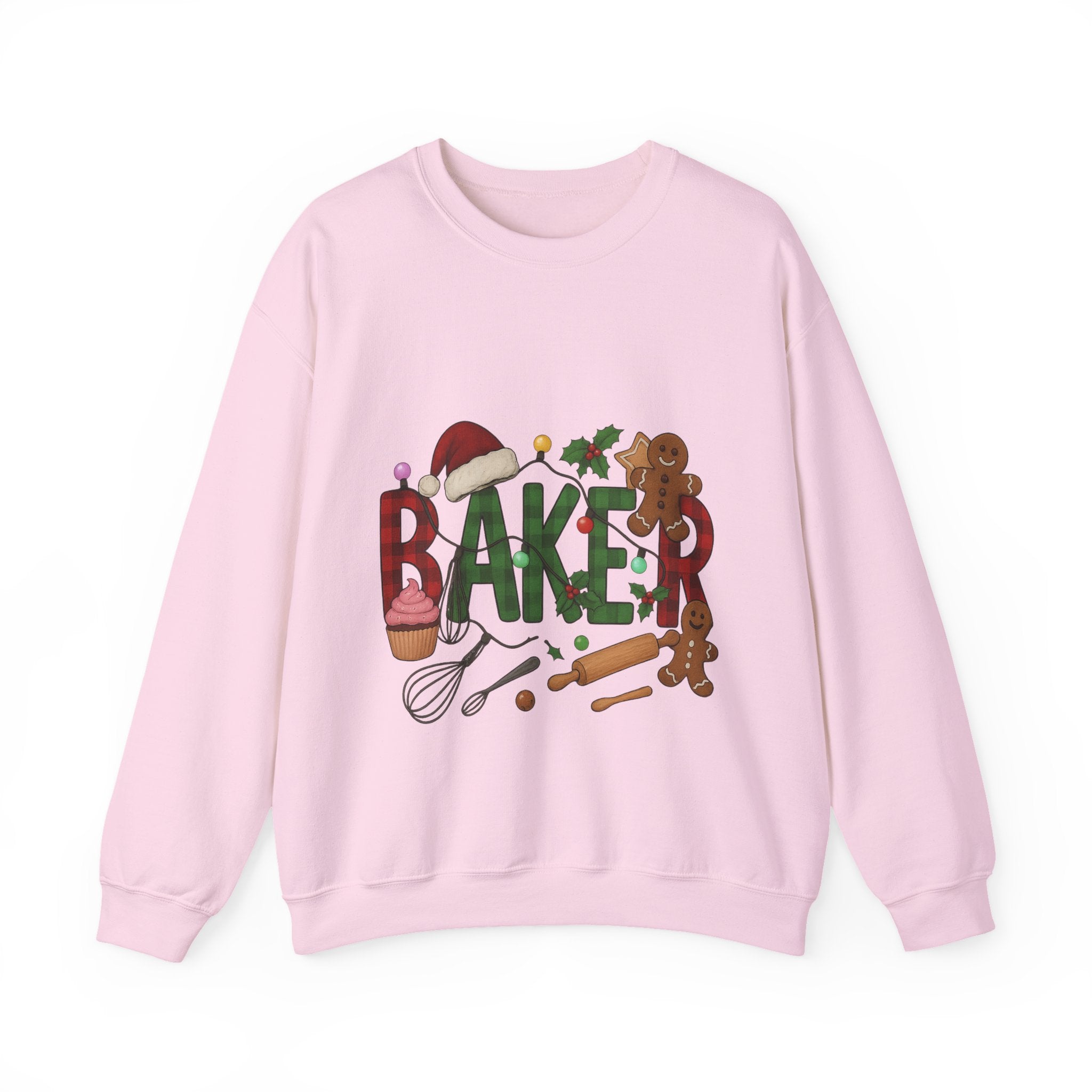 Cozy Baker Sweatshirt, Holiday Baking Gift, Unisex Sweater, Christmas Apparel, Gift for Bakers, Cute Baking Crewneck