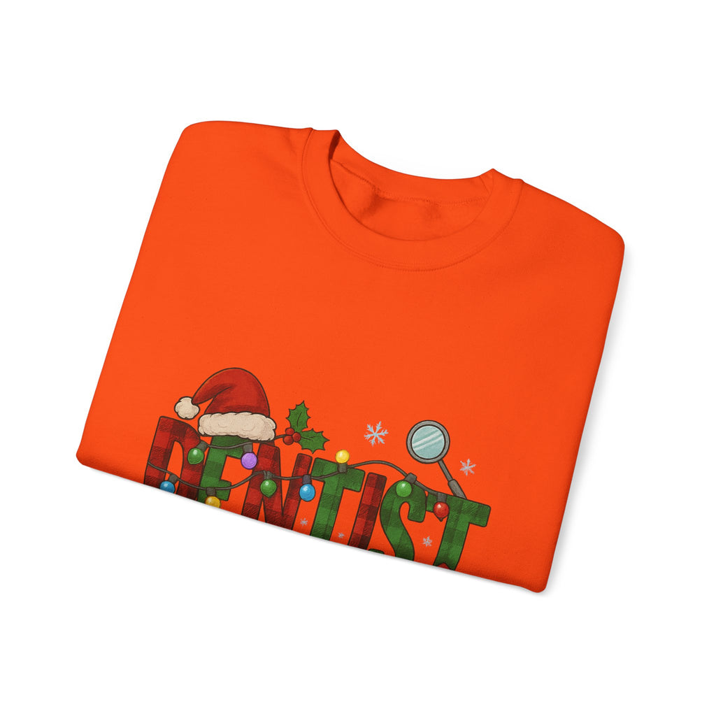 Festive Dentist Crewneck Sweatshirt, Funny Dentist Gift, Holiday Sweater, Christmas Sweatshirt, Unisex Sweatshirt