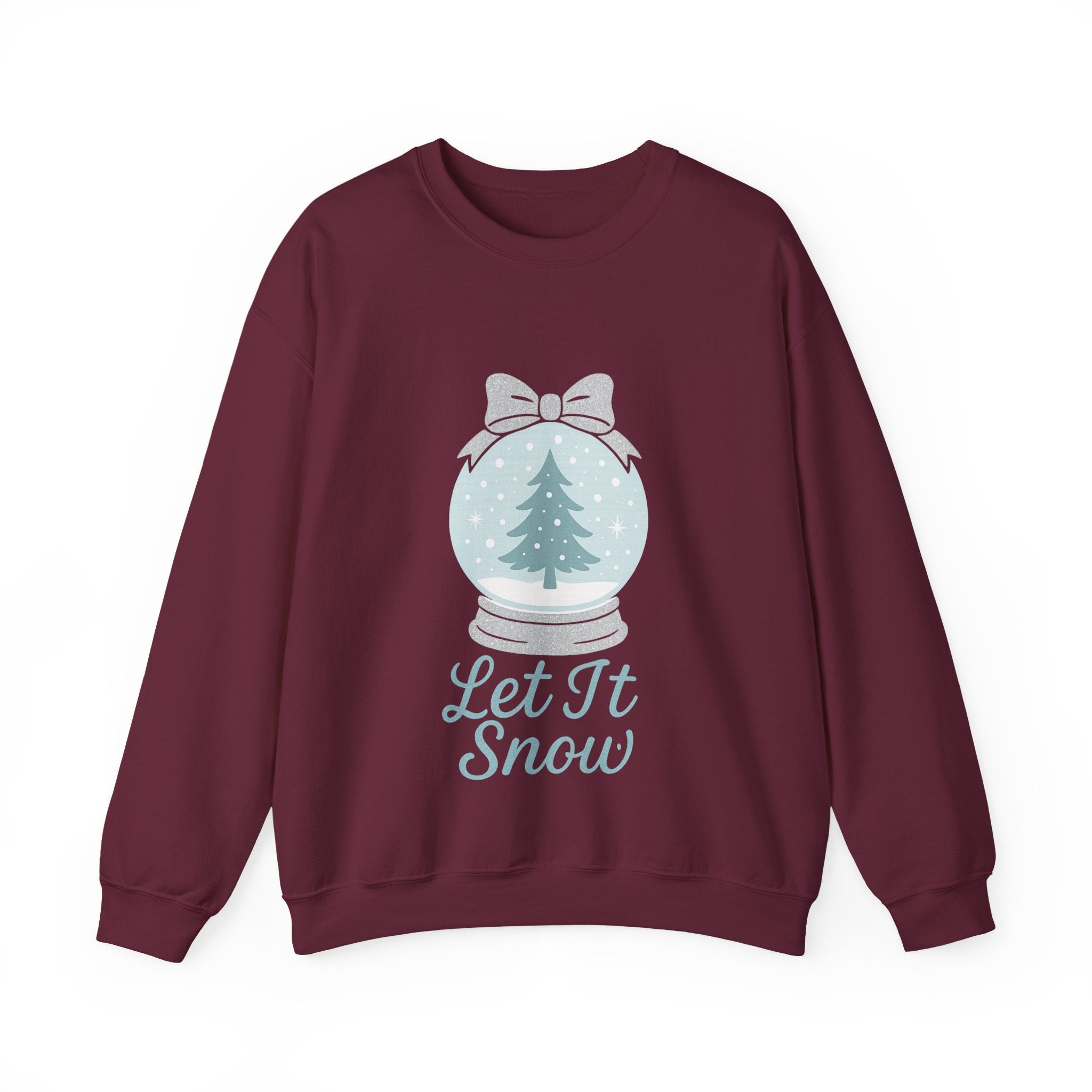 Let It Snow Sweatshirt, Cozy Holiday Crewneck, Unisex Christmas Sweater, Winter Gift, Festive Apparel