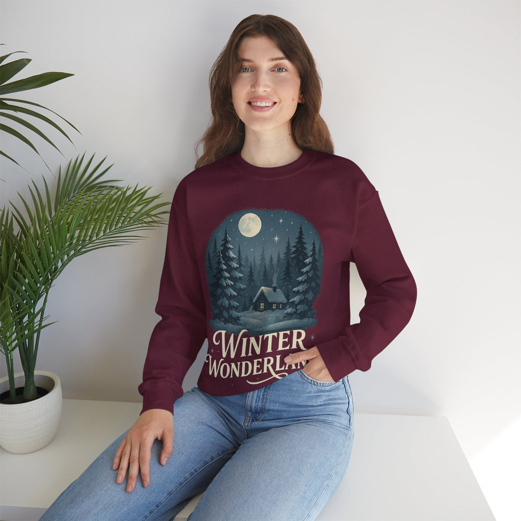 Winter Wonderland Sweatshirt, Cozy Winter Essentials, Holiday Gift, Christmas Sweater, Unisex Warm Crewneck