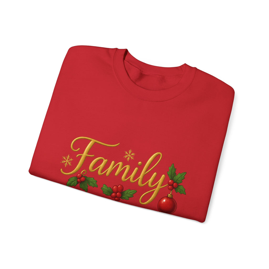 Family Christmas Crewneck Sweatshirt | Cozy Holiday Sweater, Family Gathering Gift, Matching Christmas Outfits, Winter Apparel, [...]