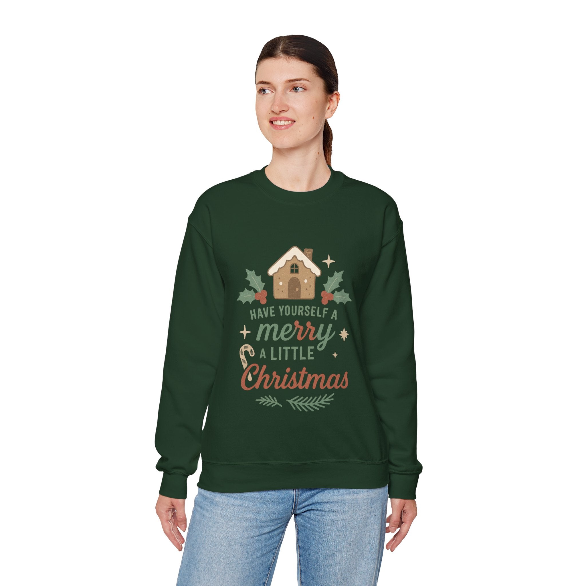 Christmas Crewneck Sweatshirt, Cozy Holiday Apparel, Gift for Him or Her, Merry Christmas Design, Festive Winter Style, Unisex Sweatshirt