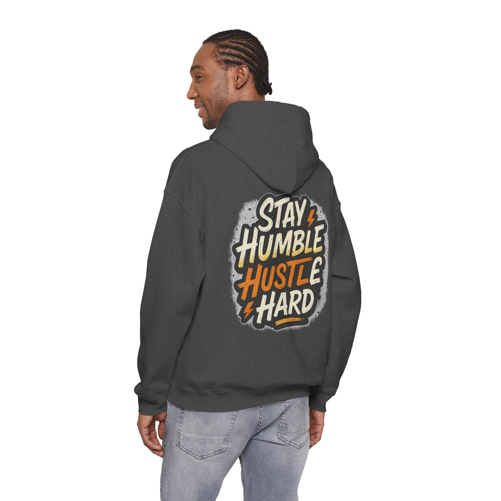 Stay Humble Hustle Hard Hoodie – Inspirational Unisex Sweatshirt, Motivational Apparel, Cozy Hoodie Gift for Students & Go-Getters
