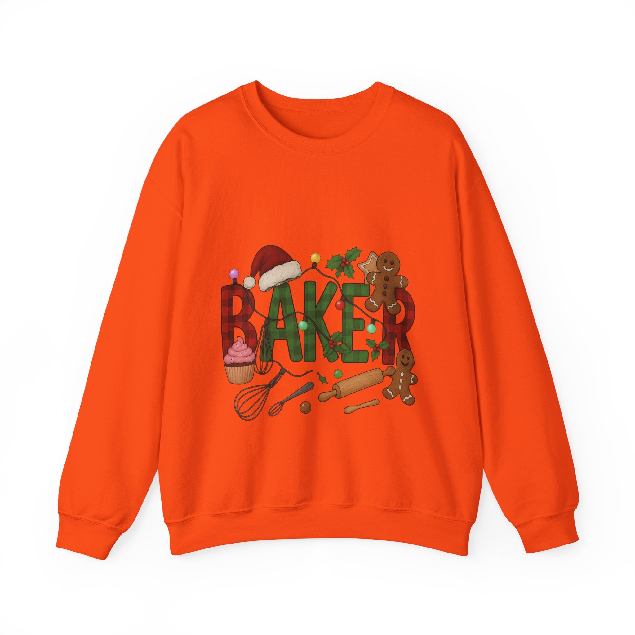 Cozy Baker Sweatshirt, Holiday Baking Gift, Unisex Sweater, Christmas Apparel, Gift for Bakers, Cute Baking Crewneck