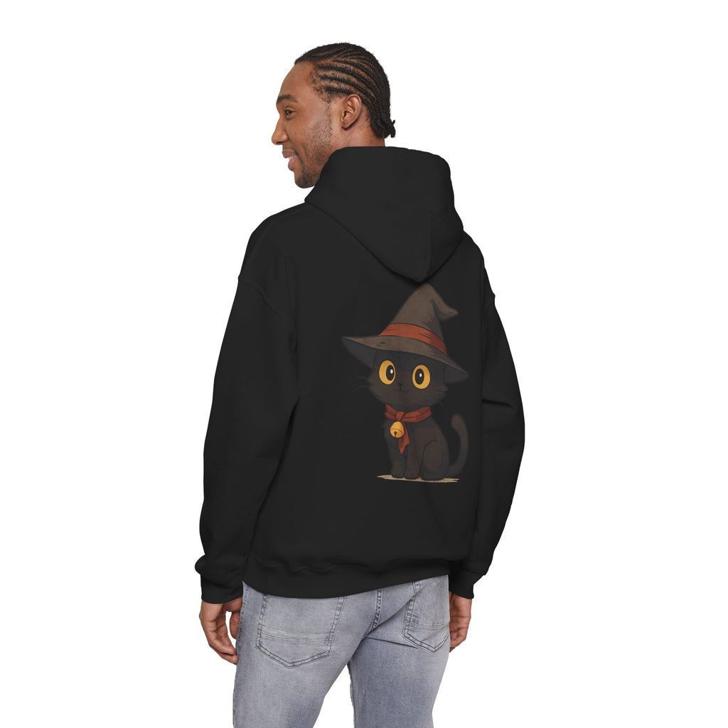 Cozy Cat-Themed Hoodie: Perfect for Halloween, Casual Wear, Cat Lovers, Gift Idea, Unisex Sweatshirt