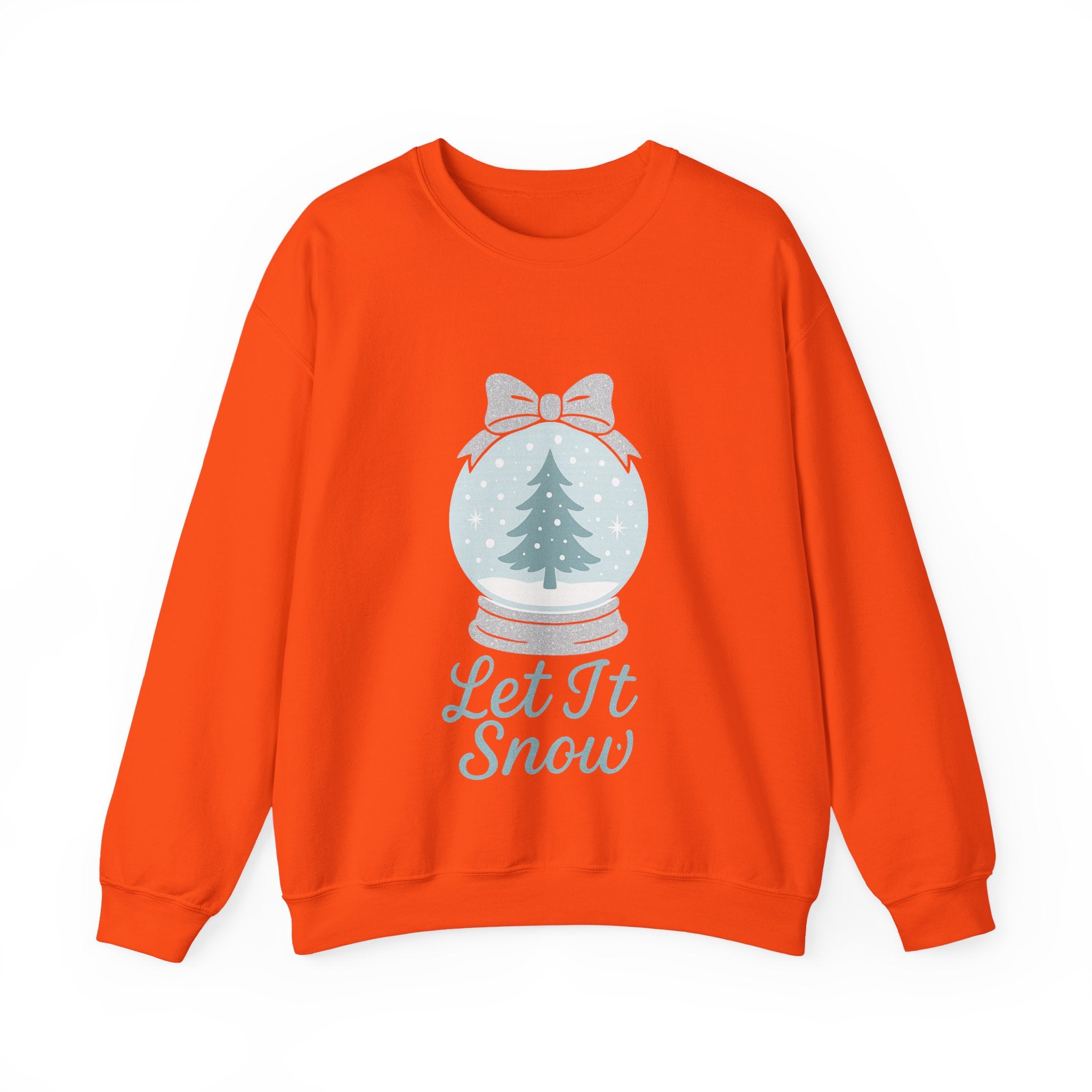 Let It Snow Sweatshirt, Cozy Holiday Crewneck, Unisex Christmas Sweater, Winter Gift, Festive Apparel