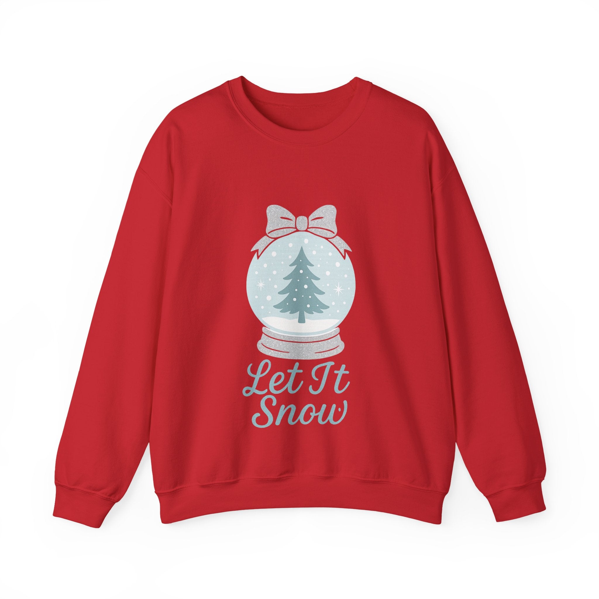 Let It Snow Sweatshirt, Cozy Holiday Crewneck, Unisex Christmas Sweater, Winter Gift, Festive Apparel