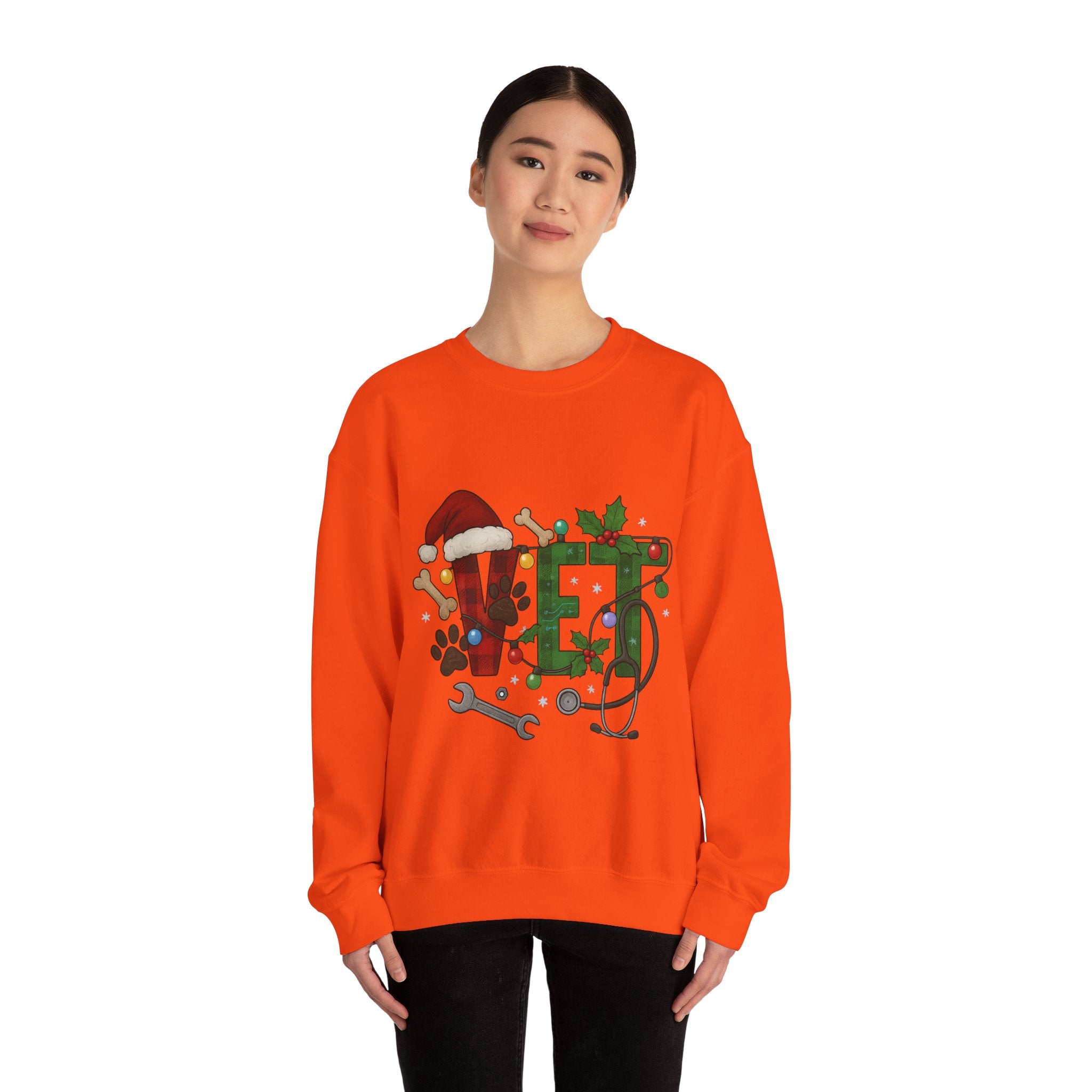 Holiday Vet Sweatshirt - Festive Veterinary Crewneck, Perfect for Animal Lovers, Christmas Gift, Cozy Winter Apparel, Pet Care