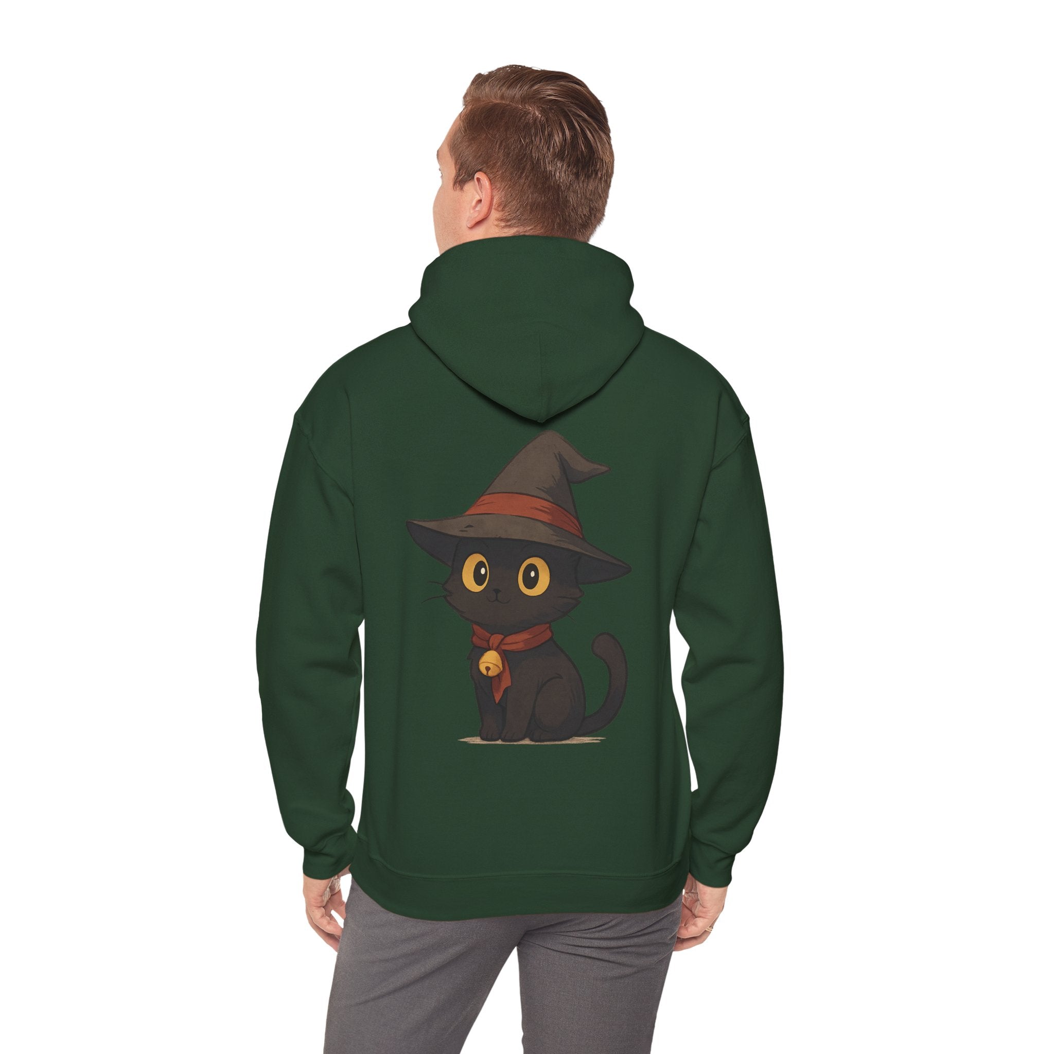 Cozy Cat-Themed Hoodie: Perfect for Halloween, Casual Wear, Cat Lovers, Gift Idea, Unisex Sweatshirt