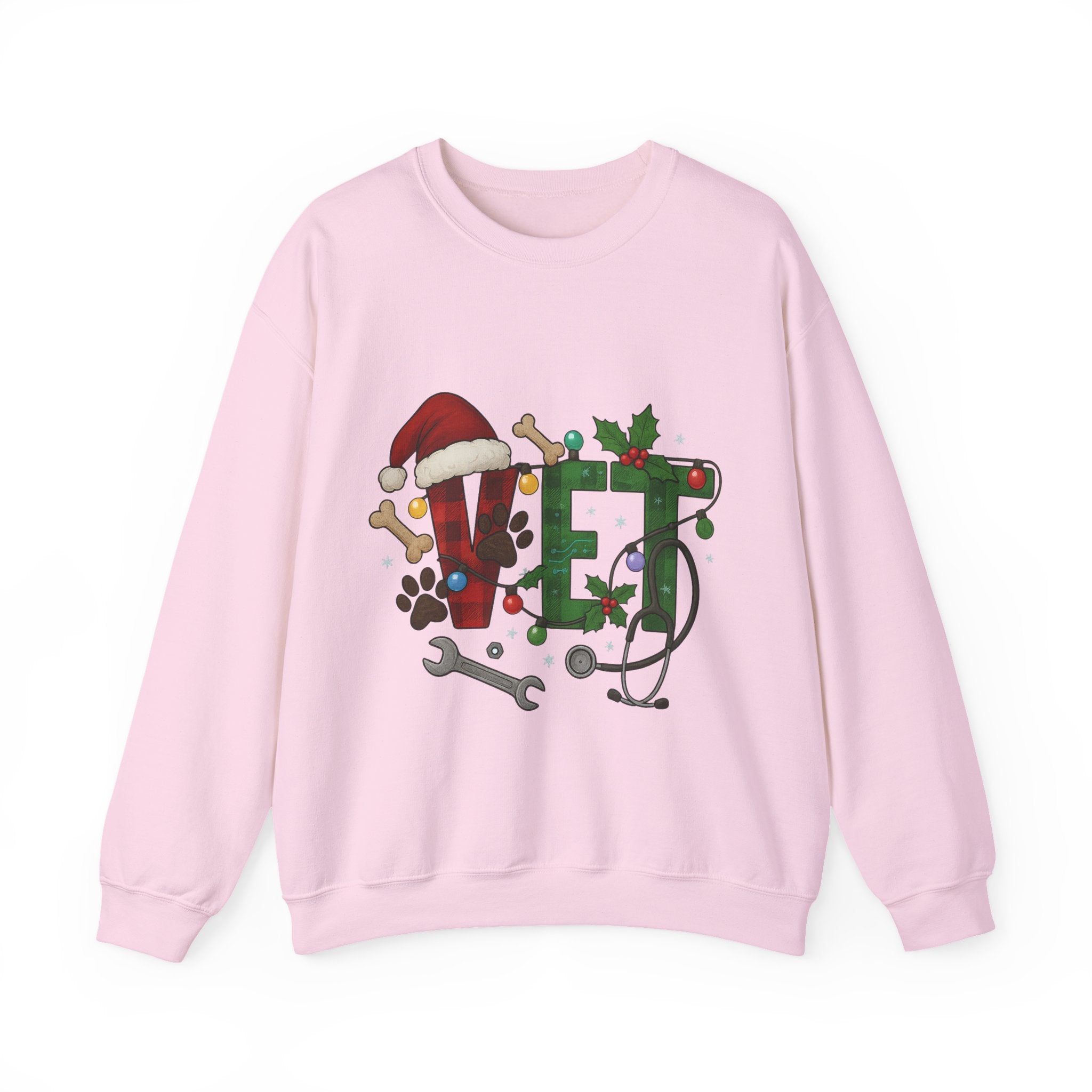 Holiday Vet Sweatshirt - Festive Veterinary Crewneck, Perfect for Animal Lovers, Christmas Gift, Cozy Winter Apparel, Pet Care