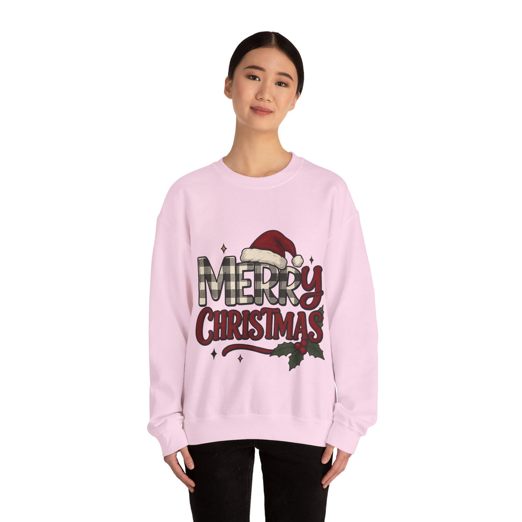 Merry Christmas Crewneck Sweatshirt, Holiday Apparel, Unisex Sweatshirt, Cozy Christmas Gift, Winter Fashion, Festive Wear
