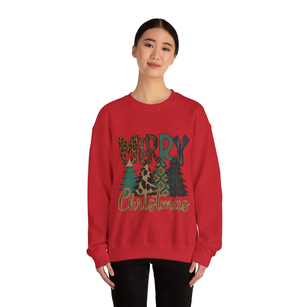 Cozy Christmas Sweatshirt, Unisex Holiday Crewneck, Merry Christmas Apparel, Winter Cozy Wear, Festive Gift Idea