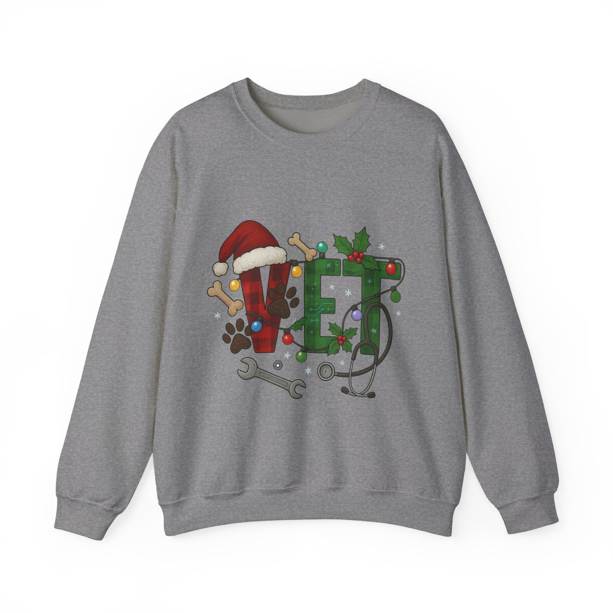 Holiday Vet Sweatshirt - Festive Veterinary Crewneck, Perfect for Animal Lovers, Christmas Gift, Cozy Winter Apparel, Pet Care