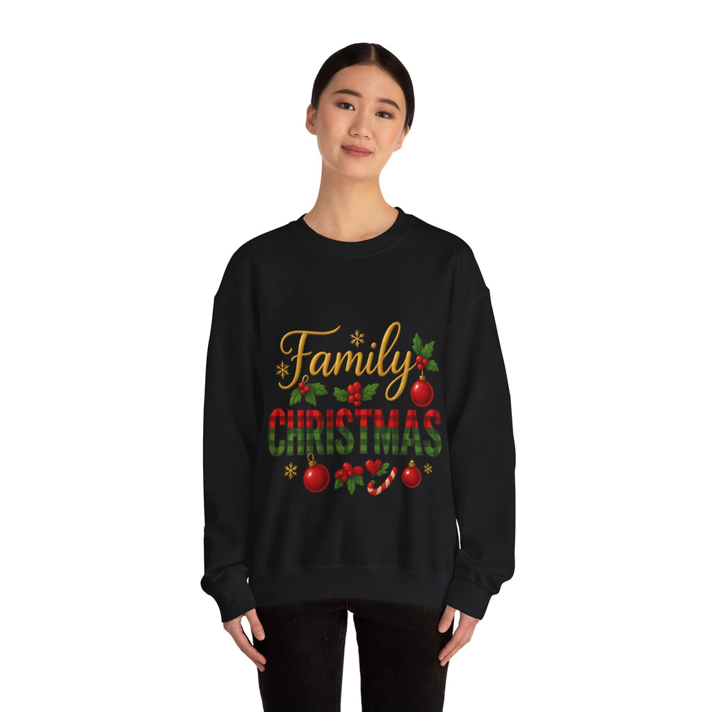 Family Christmas Crewneck Sweatshirt | Cozy Holiday Sweater, Family Gathering Gift, Matching Christmas Outfits, Winter Apparel, [...]