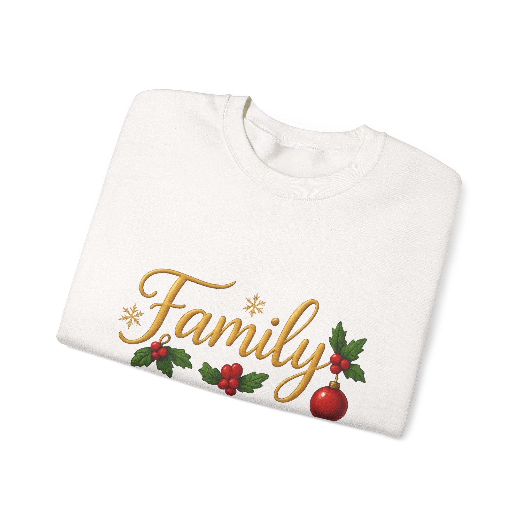 Family Christmas Crewneck Sweatshirt | Cozy Holiday Sweater, Family Gathering Gift, Matching Christmas Outfits, Winter Apparel, [...]