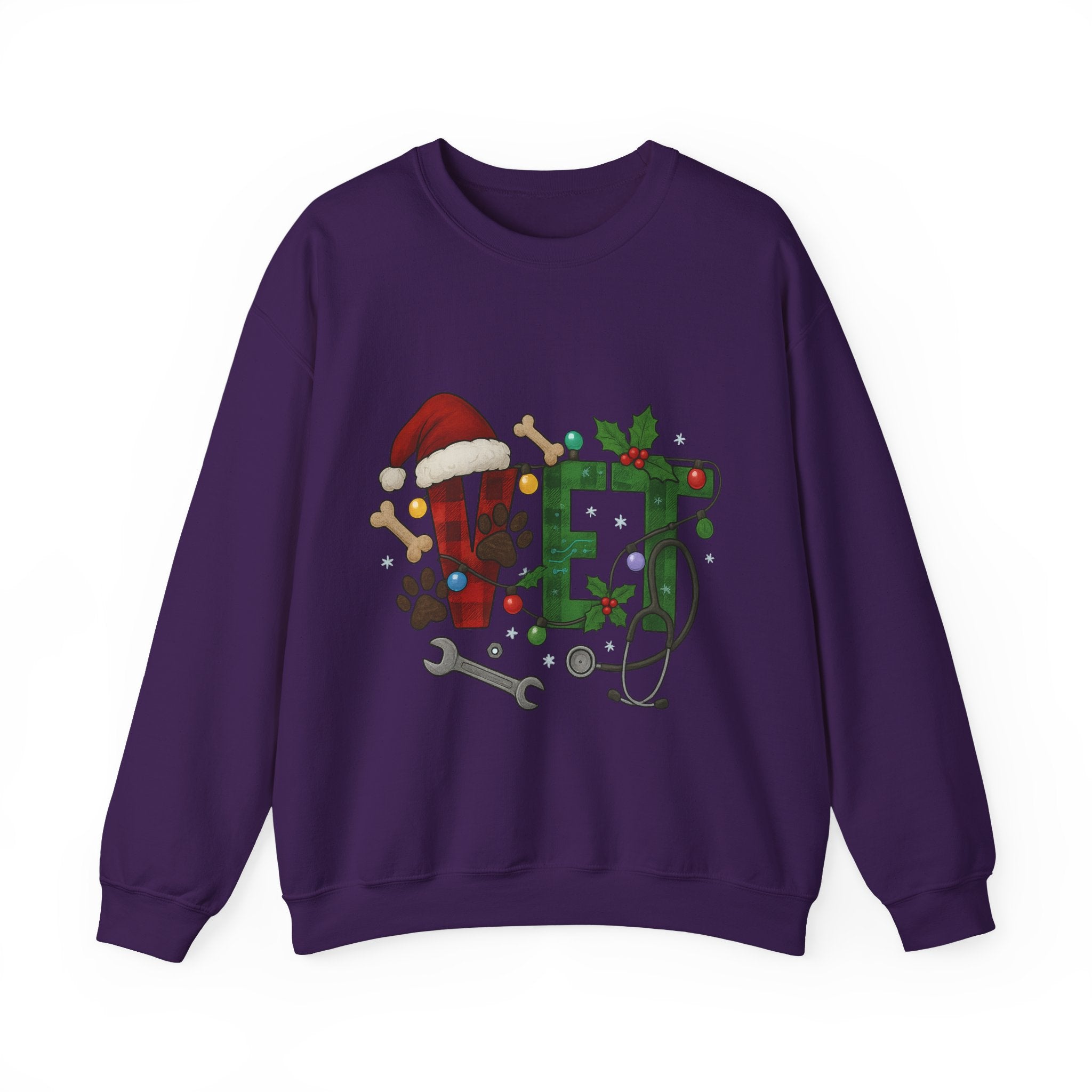 Holiday Vet Sweatshirt - Festive Veterinary Crewneck, Perfect for Animal Lovers, Christmas Gift, Cozy Winter Apparel, Pet Care