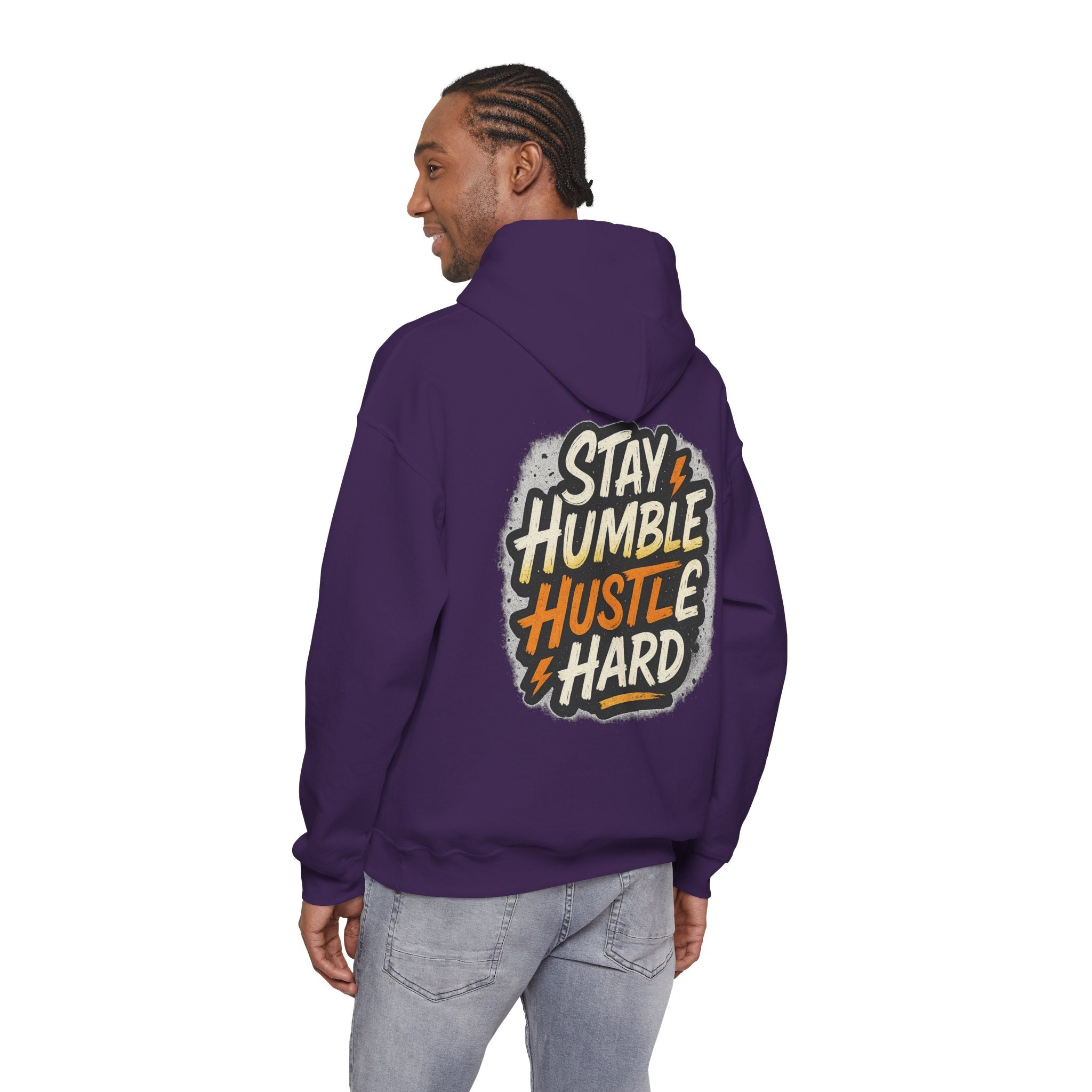 Stay Humble Hustle Hard Hoodie – Inspirational Unisex Sweatshirt, Motivational Apparel, Cozy Hoodie Gift for Students & Go-Getters