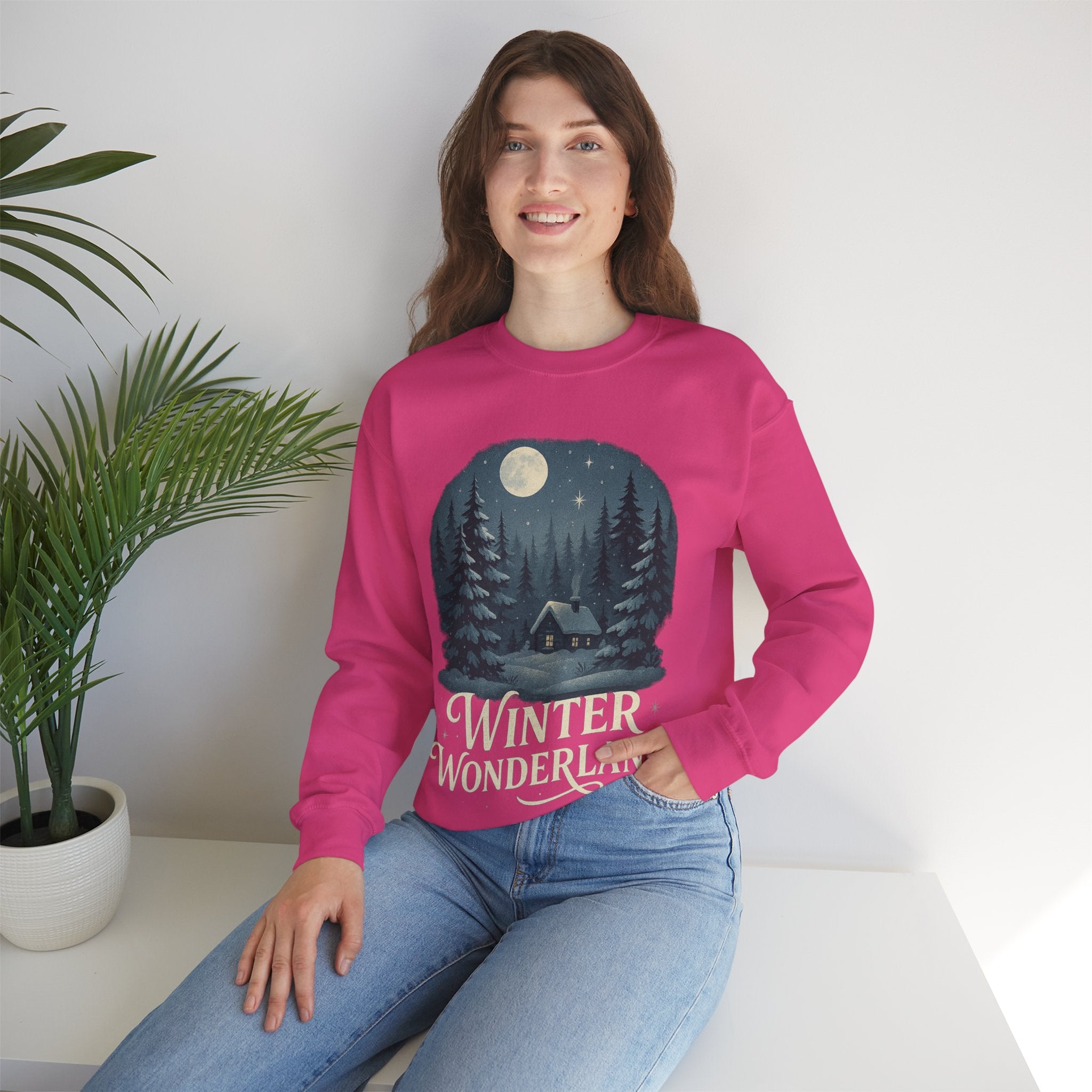 Winter Wonderland Sweatshirt, Cozy Winter Essentials, Holiday Gift, Christmas Sweater, Unisex Warm Crewneck