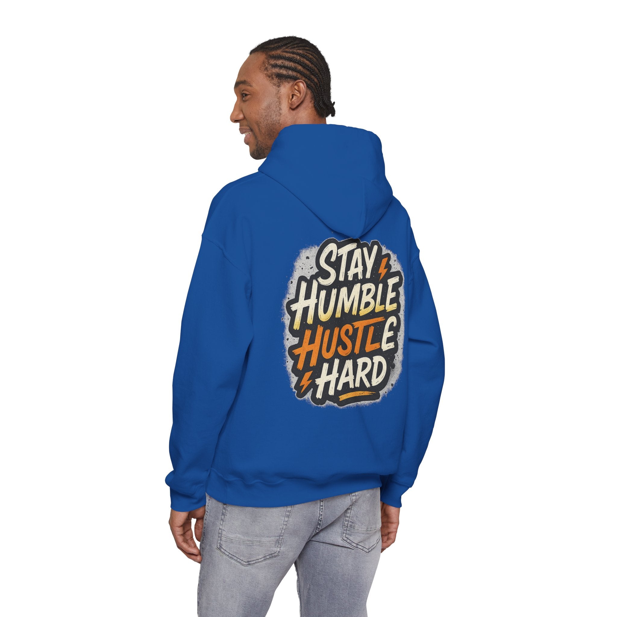 Stay Humble Hustle Hard Hoodie – Inspirational Unisex Sweatshirt, Motivational Apparel, Cozy Hoodie Gift for Students & Go-Getters