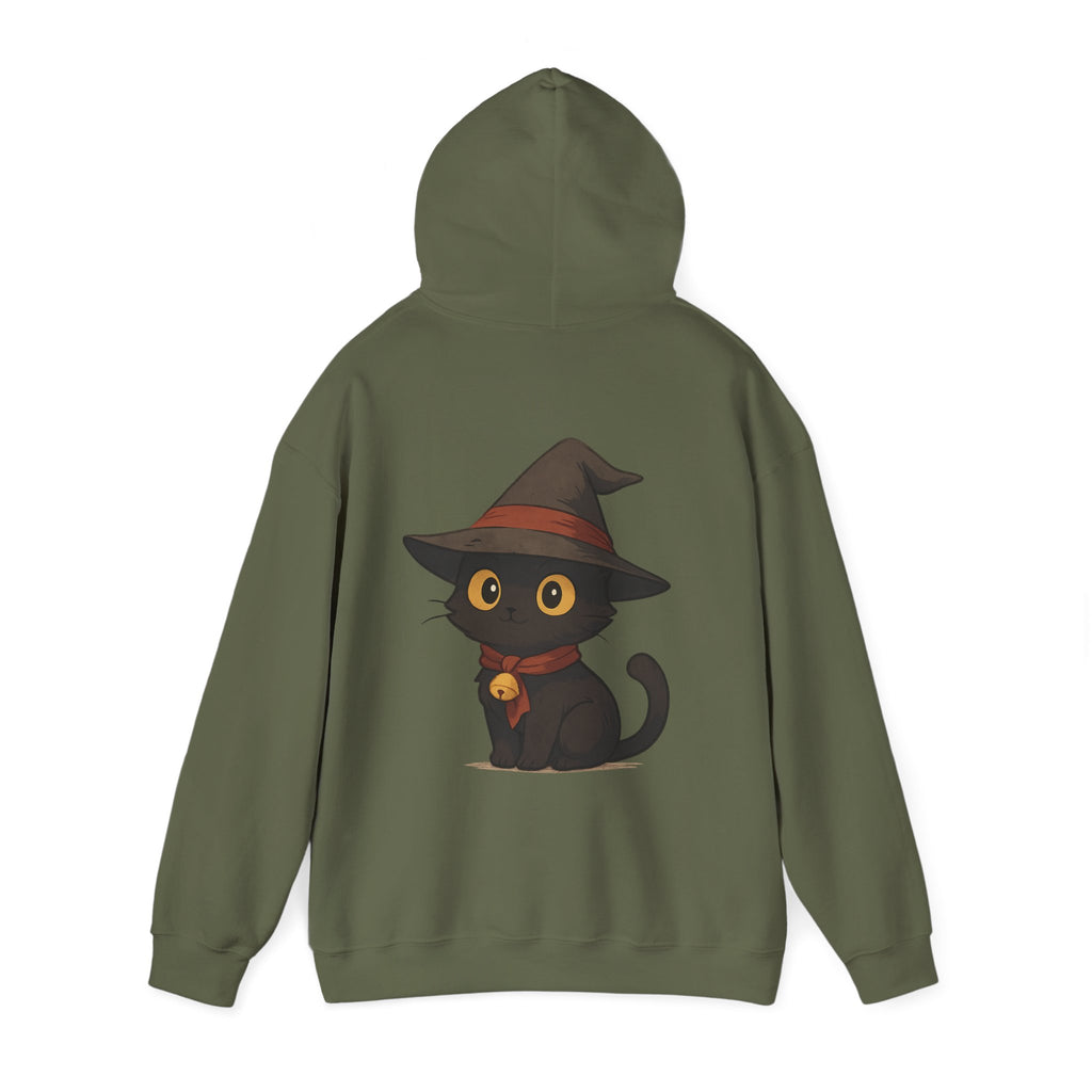 Cozy Cat-Themed Hoodie: Perfect for Halloween, Casual Wear, Cat Lovers, Gift Idea, Unisex Sweatshirt