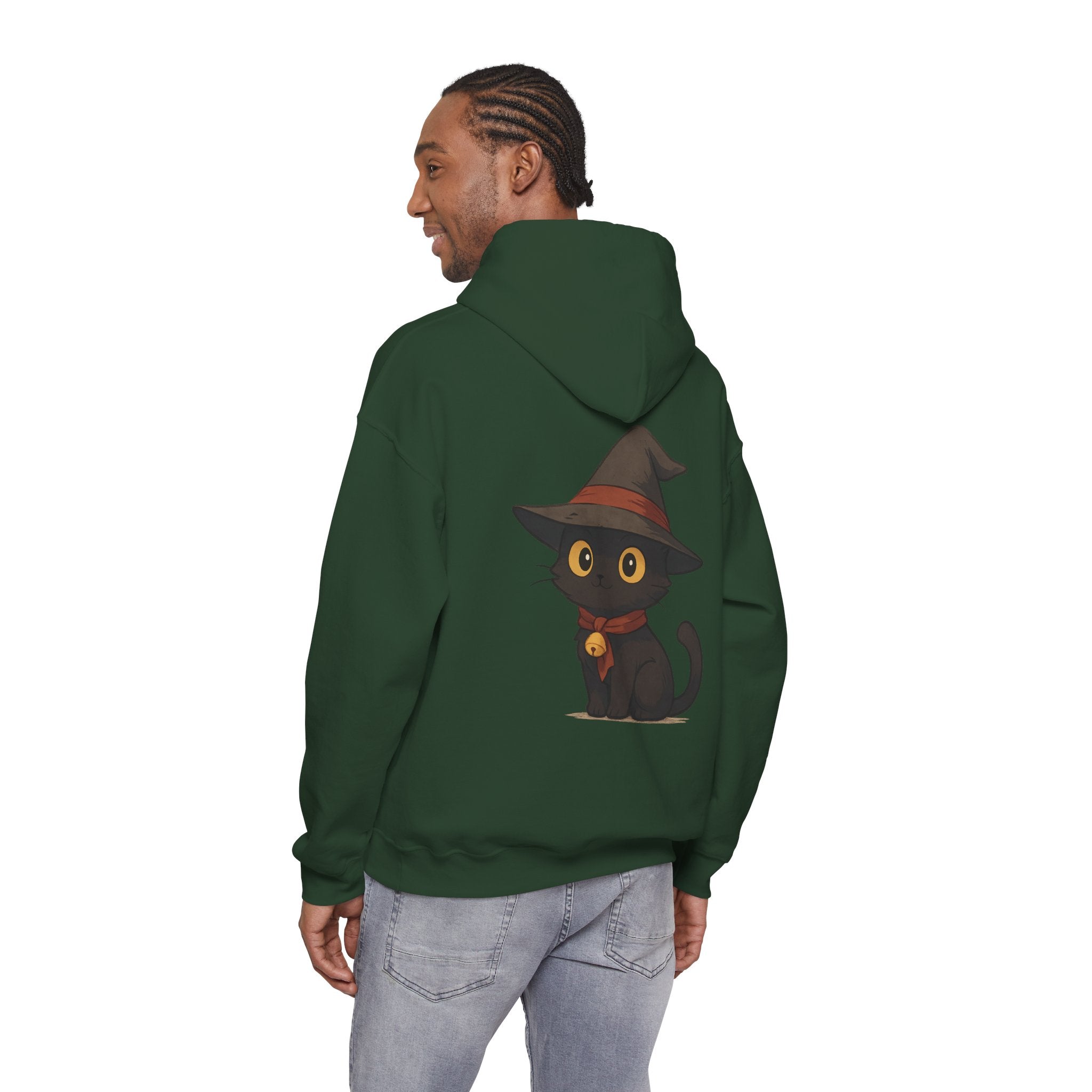 Cozy Cat-Themed Hoodie: Perfect for Halloween, Casual Wear, Cat Lovers, Gift Idea, Unisex Sweatshirt