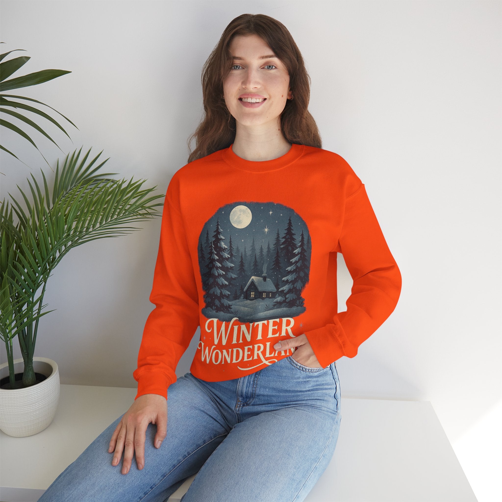 Winter Wonderland Sweatshirt, Cozy Winter Essentials, Holiday Gift, Christmas Sweater, Unisex Warm Crewneck