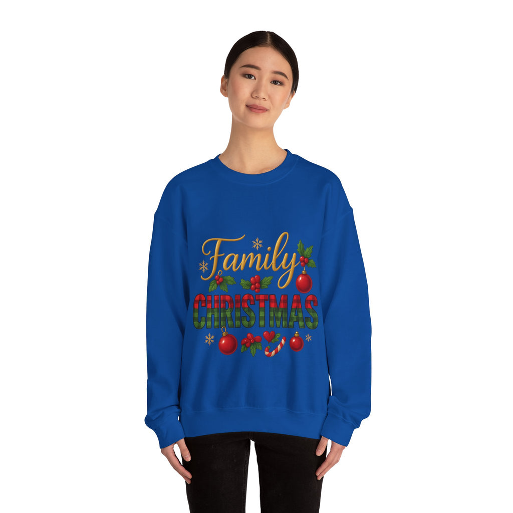 Family Christmas Crewneck Sweatshirt | Cozy Holiday Sweater, Family Gathering Gift, Matching Christmas Outfits, Winter Apparel, [...]
