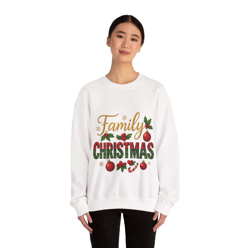 Family Christmas Crewneck Sweatshirt | Cozy Holiday Sweater, Family Gathering Gift, Matching Christmas Outfits, Winter Apparel, [...]