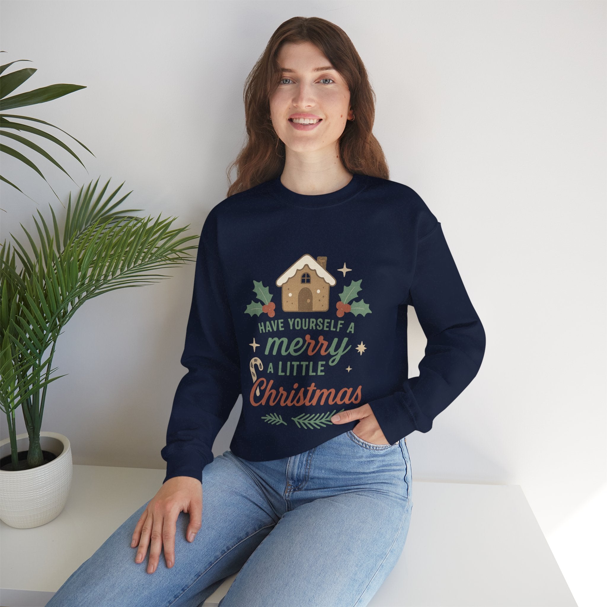 Christmas Crewneck Sweatshirt, Cozy Holiday Apparel, Gift for Him or Her, Merry Christmas Design, Festive Winter Style, Unisex Sweatshirt