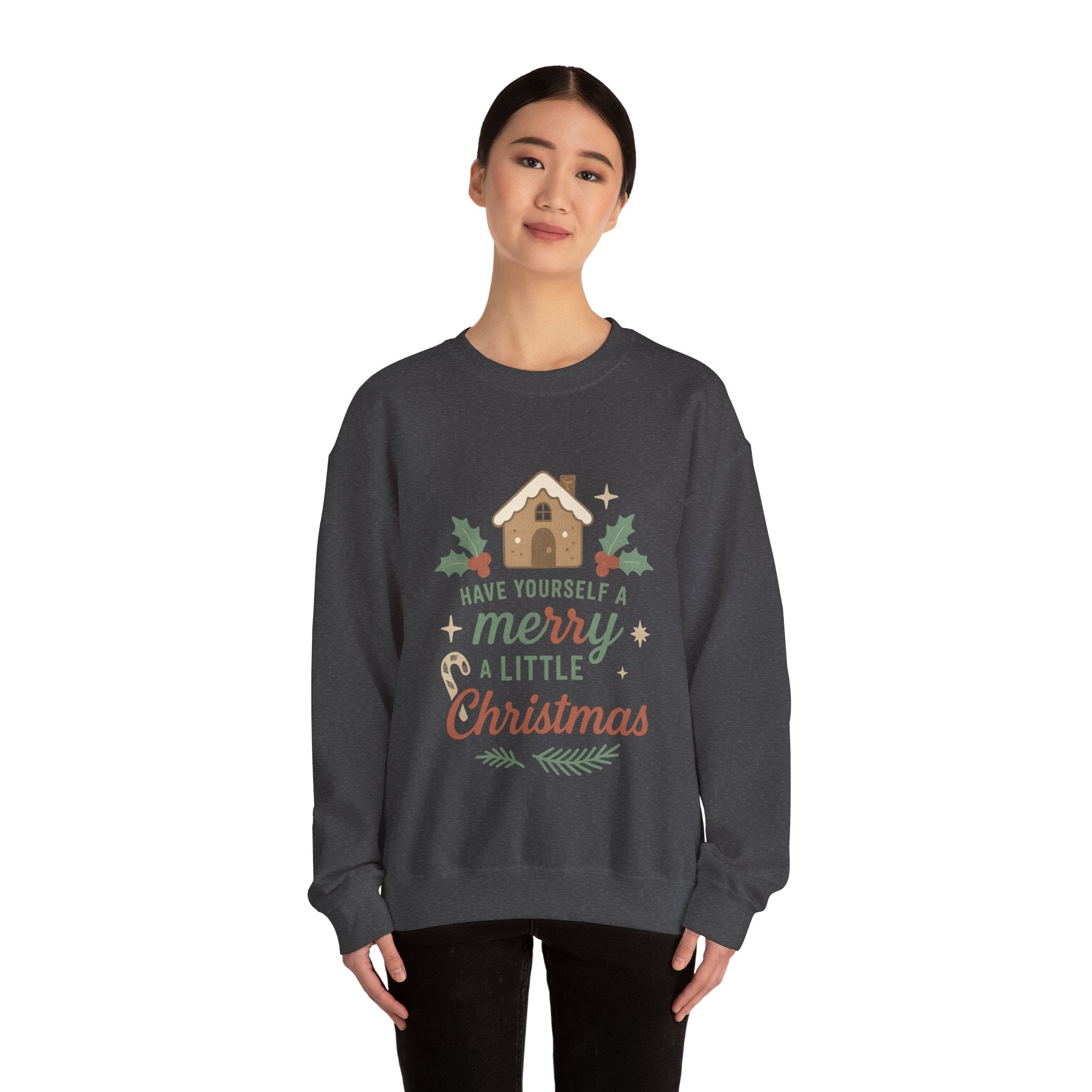 Christmas Crewneck Sweatshirt, Cozy Holiday Apparel, Gift for Him or Her, Merry Christmas Design, Festive Winter Style, Unisex Sweatshirt