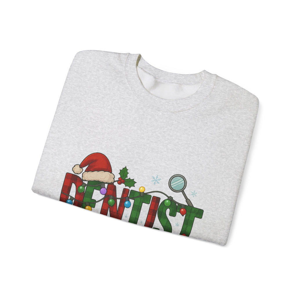 Festive Dentist Crewneck Sweatshirt, Funny Dentist Gift, Holiday Sweater, Christmas Sweatshirt, Unisex Sweatshirt