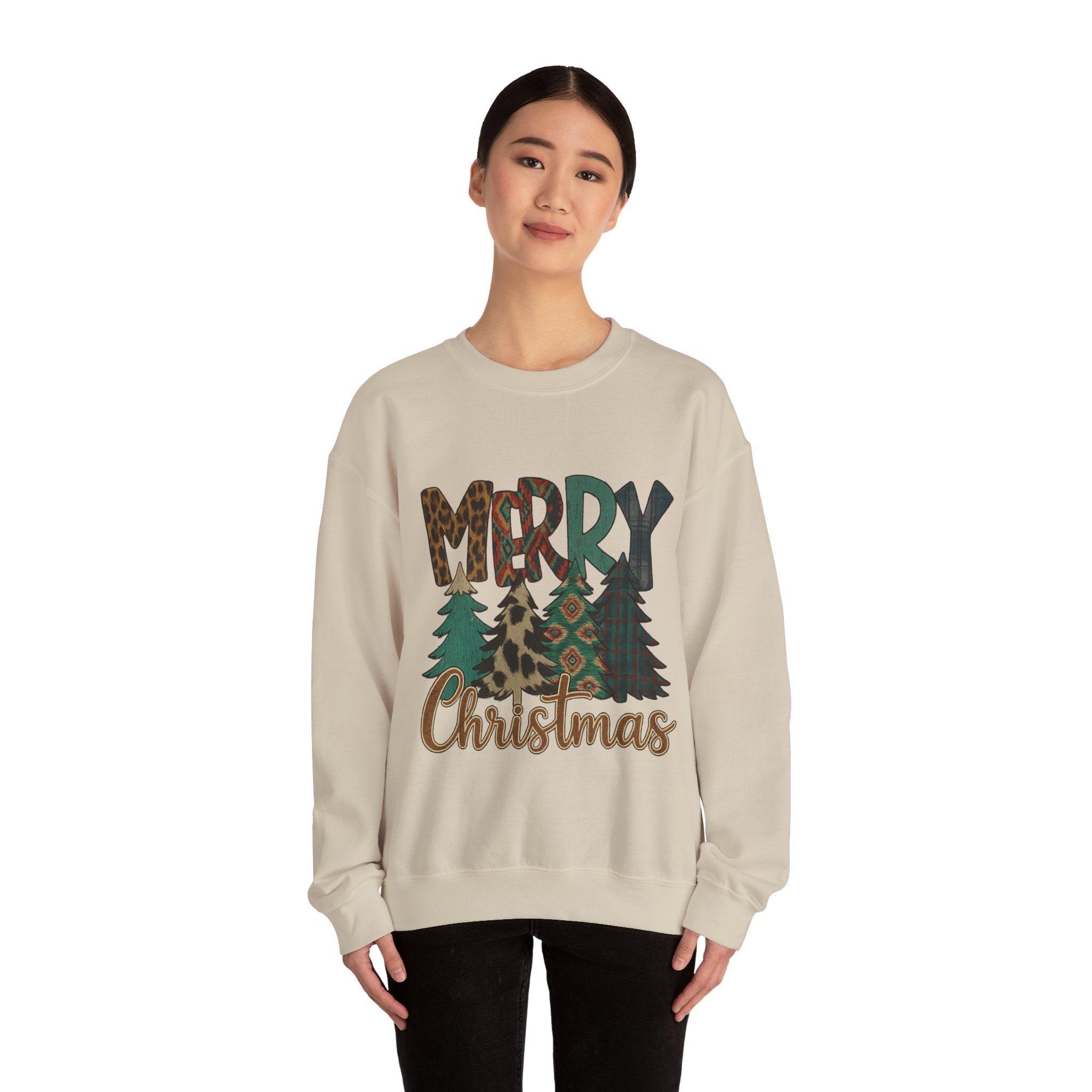 Cozy Christmas Sweatshirt, Unisex Holiday Crewneck, Merry Christmas Apparel, Winter Cozy Wear, Festive Gift Idea