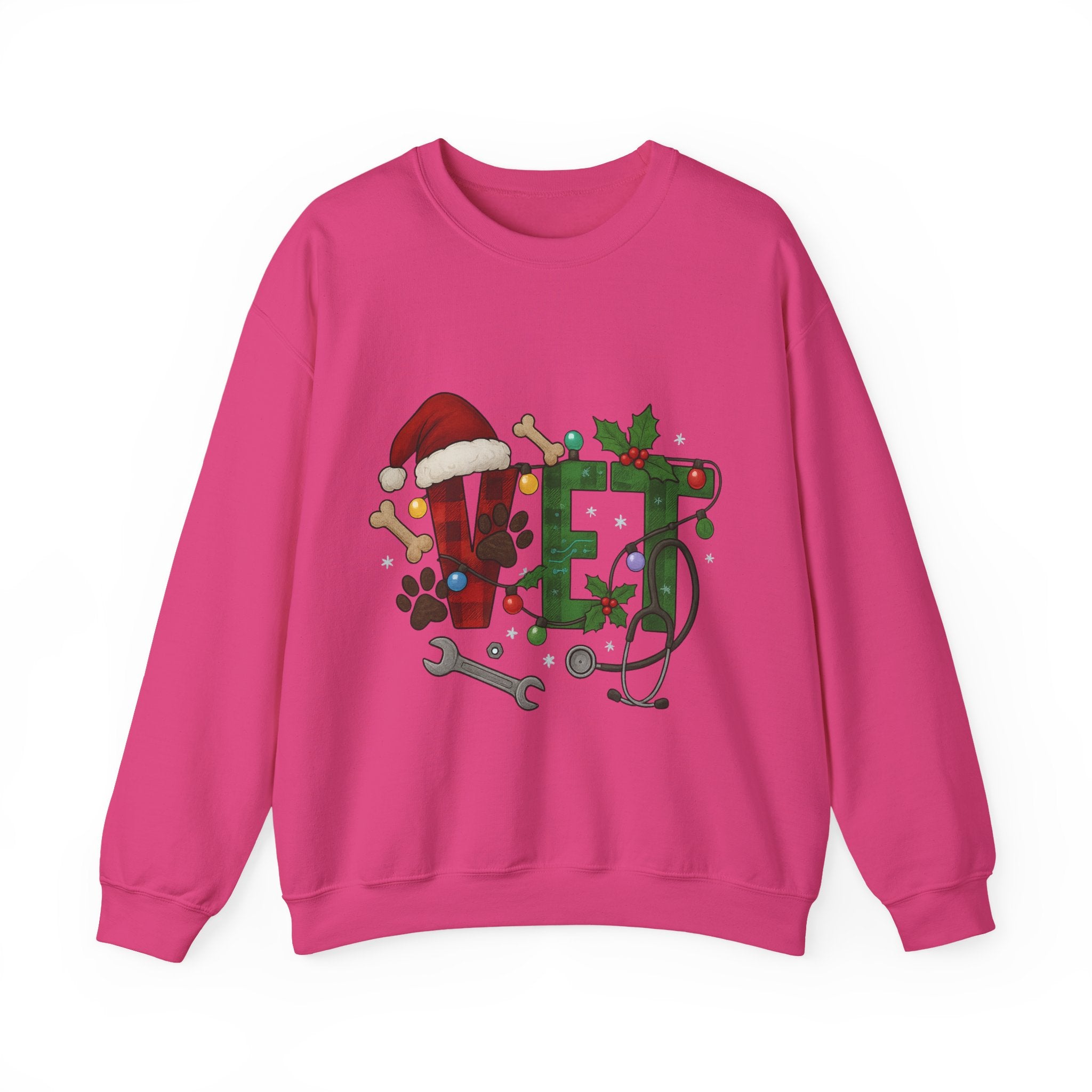 Holiday Vet Sweatshirt - Festive Veterinary Crewneck, Perfect for Animal Lovers, Christmas Gift, Cozy Winter Apparel, Pet Care