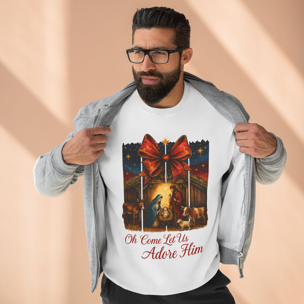 Festive Crewneck Sweatshirt – Cozy Holiday Pullover, Unisex Christmas Sweater, Thoughtful Winter Gift for Family & Friends