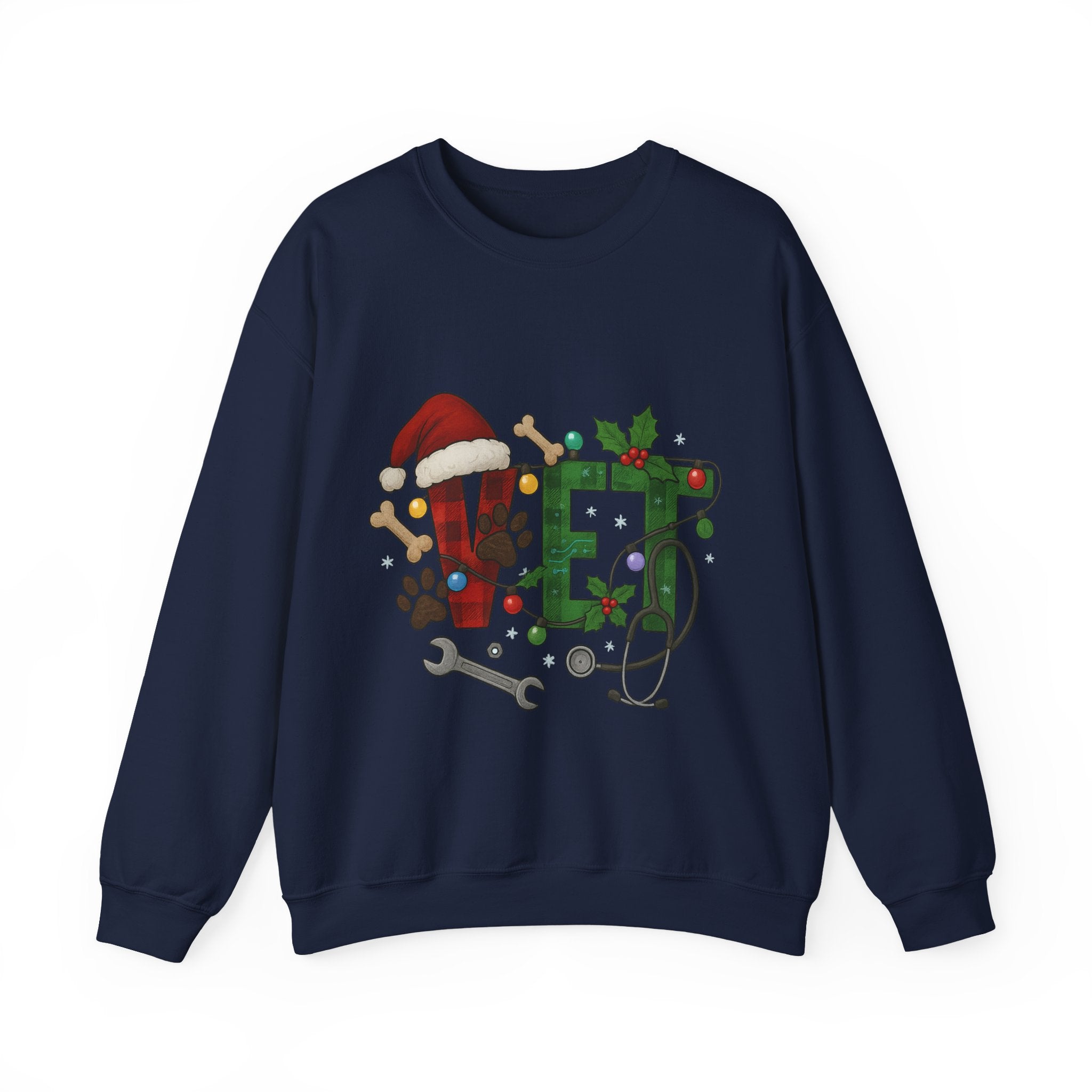 Holiday Vet Sweatshirt - Festive Veterinary Crewneck, Perfect for Animal Lovers, Christmas Gift, Cozy Winter Apparel, Pet Care